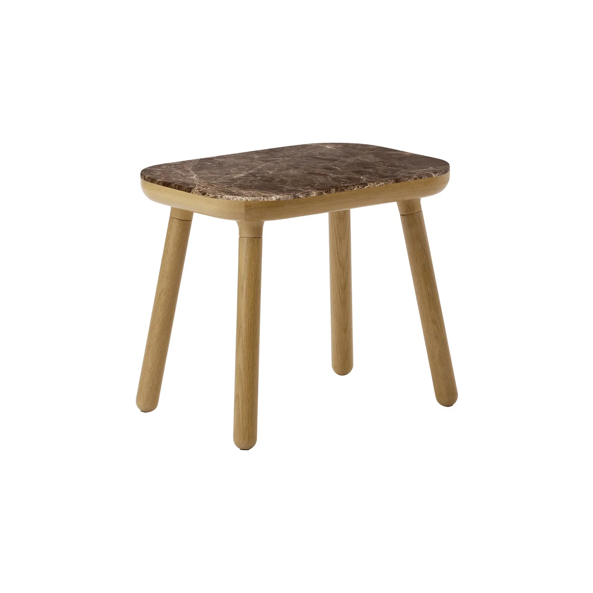 UMAGE - Paff Table d'appoint, haute, chêne / Emperador