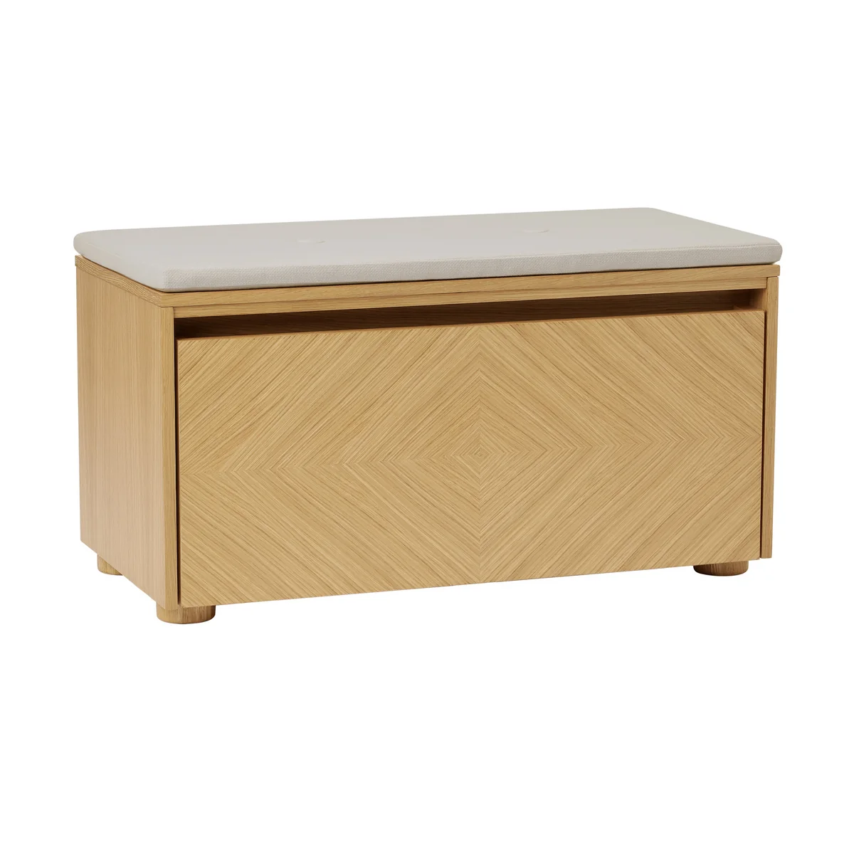 UMAGE - Hideaway Banc de rangement, chêne strié / white sands UMAGE - Hideaway Banc de rangement, chêne strié / white sands