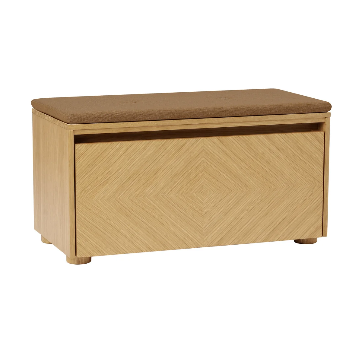 UMAGE - Hideaway Banc de rangement, chêne strié / sugar brown UMAGE - Hideaway Banc de rangement, chêne strié / sugar brown