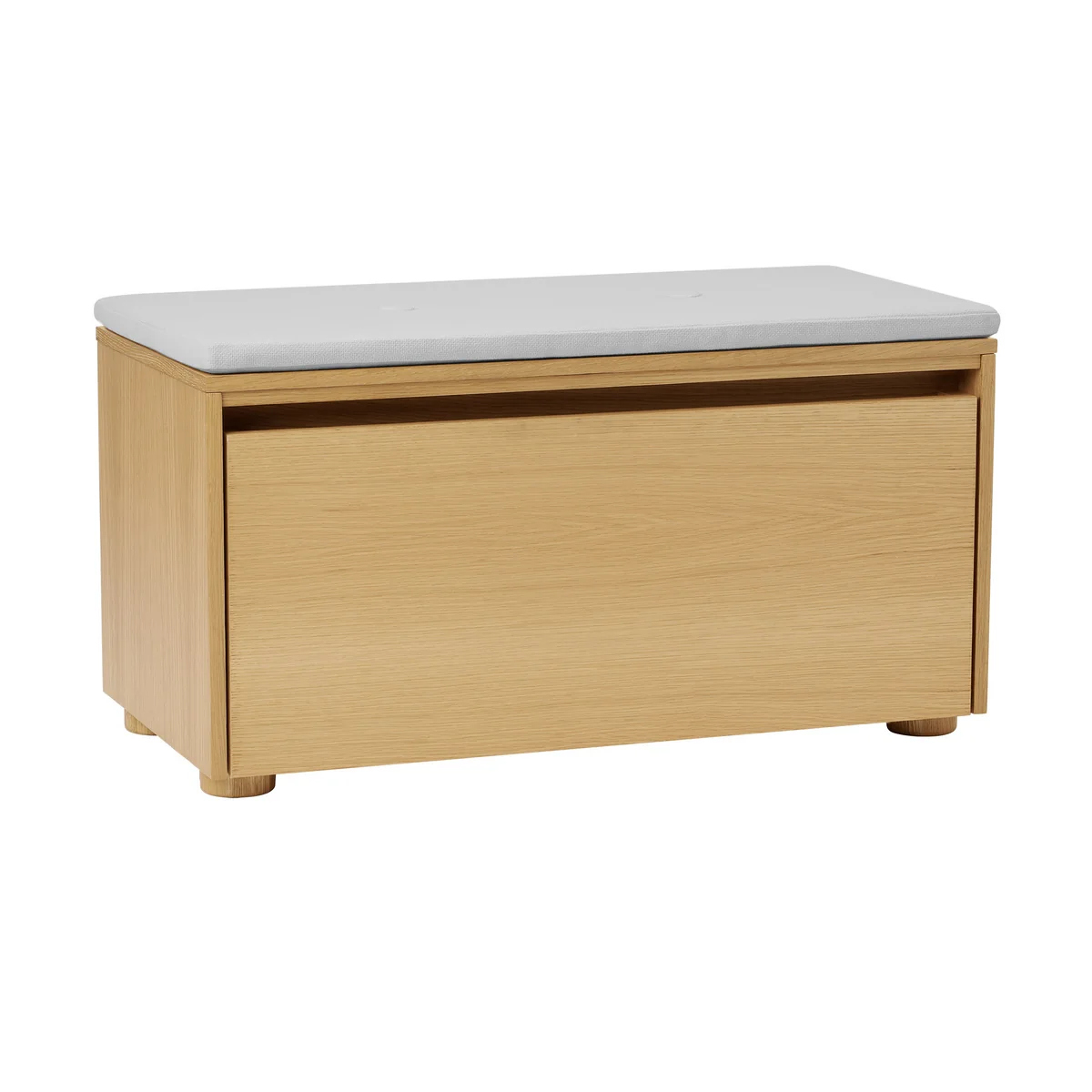 UMAGE - Hideaway Banc de rangement, placage chêne / sterling UMAGE - Hideaway Banc de rangement, placage chêne / sterling