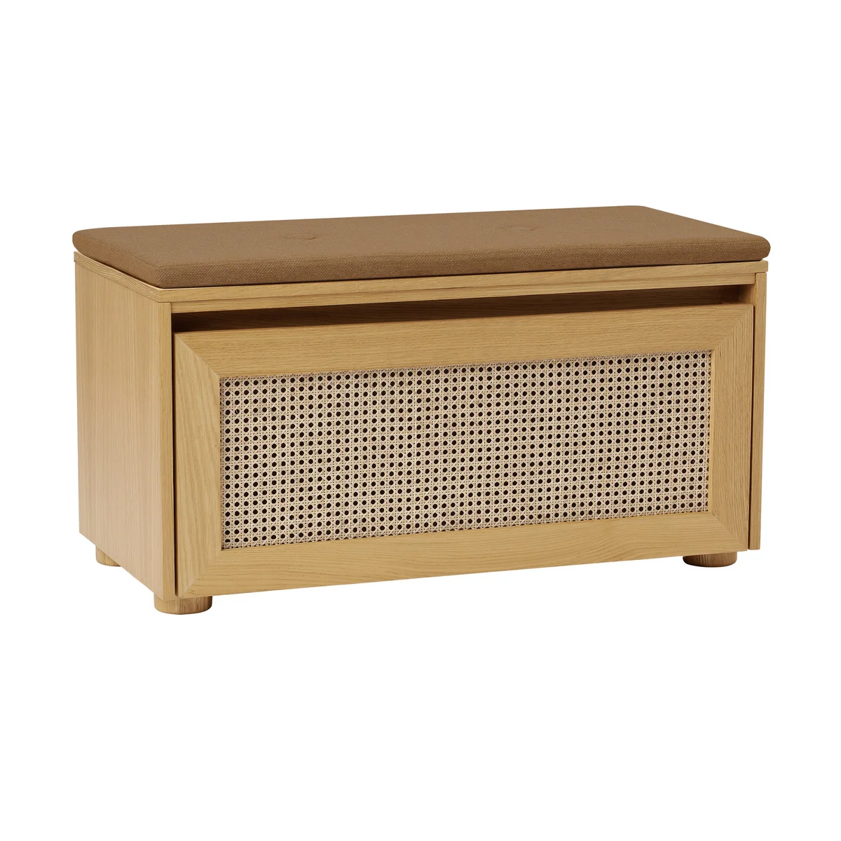 UMAGE - Hideaway Banc de rangement, chêne / tressage viennois / sugar brown UMAGE - Hideaway Banc de rangement, chêne / tressage viennois / sugar brown
