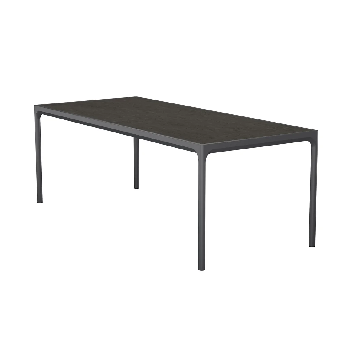 HOUE - FOUR Table Outdoor, 210 x 90 cm, gris foncé / graphite HOUE - FOUR Table Outdoor, 210 x 90 cm, gris foncé / graphite