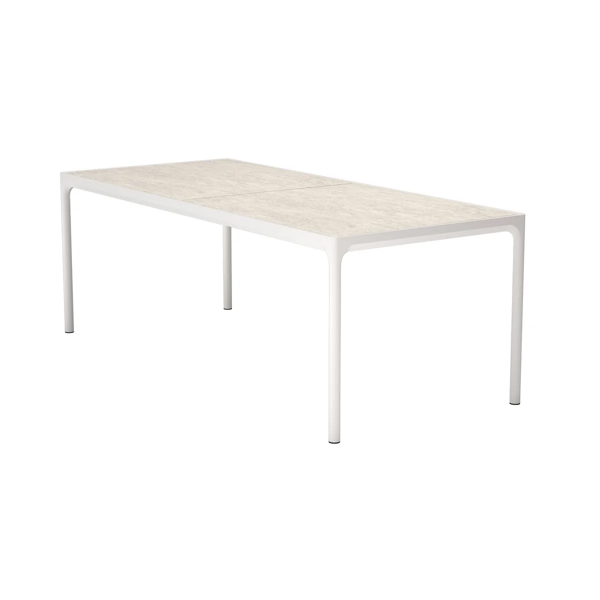 HOUE - FOUR Table d'extérieur, 210 x 90 cm, muted white / shell HOUE - FOUR Table d'extérieur, 210 x 90 cm, muted white / shell