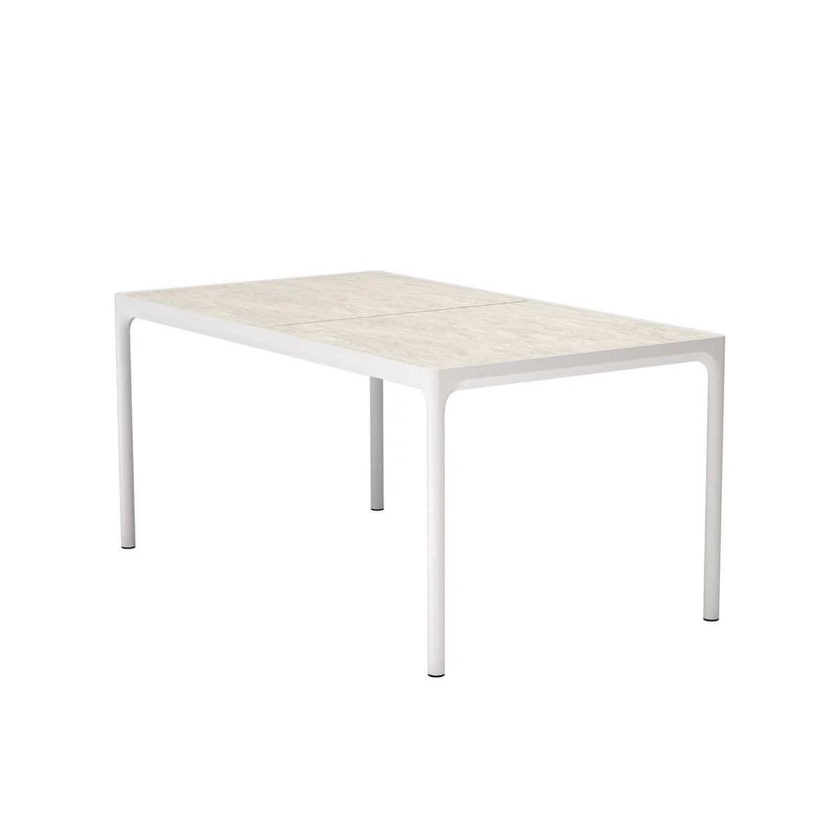 HOUE - FOUR Table d'extérieur, 160 x 90 cm, muted white / shell HOUE - FOUR Table d'extérieur, 160 x 90 cm, muted white / shell
