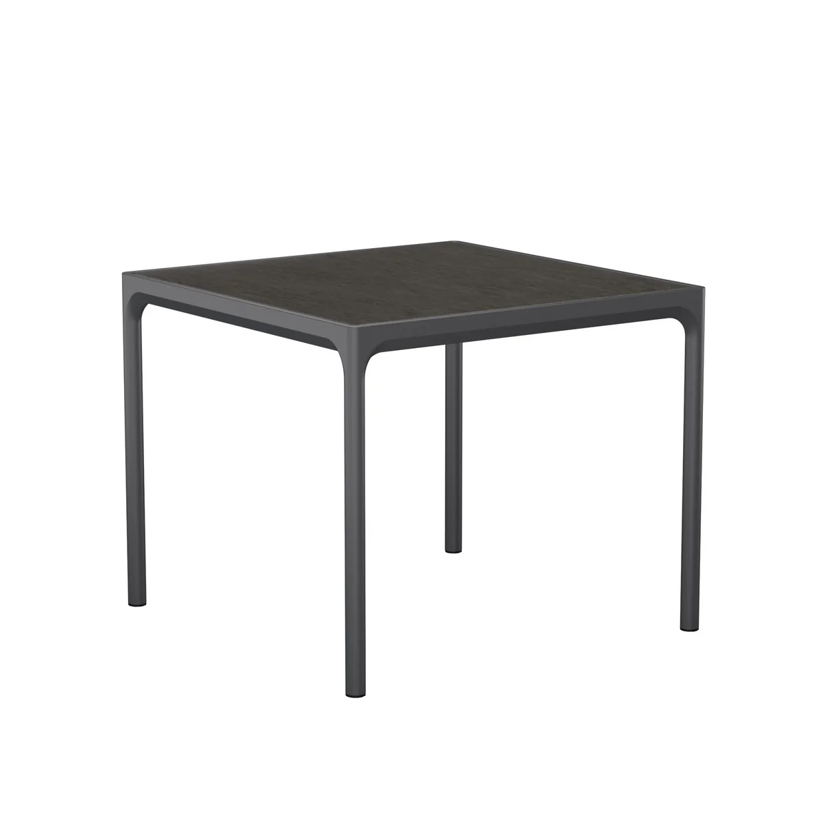HOUE - FOUR Table Outdoor, 90 x 90 cm, gris foncé / graphite HOUE - FOUR Table Outdoor, 90 x 90 cm, gris foncé / graphite
