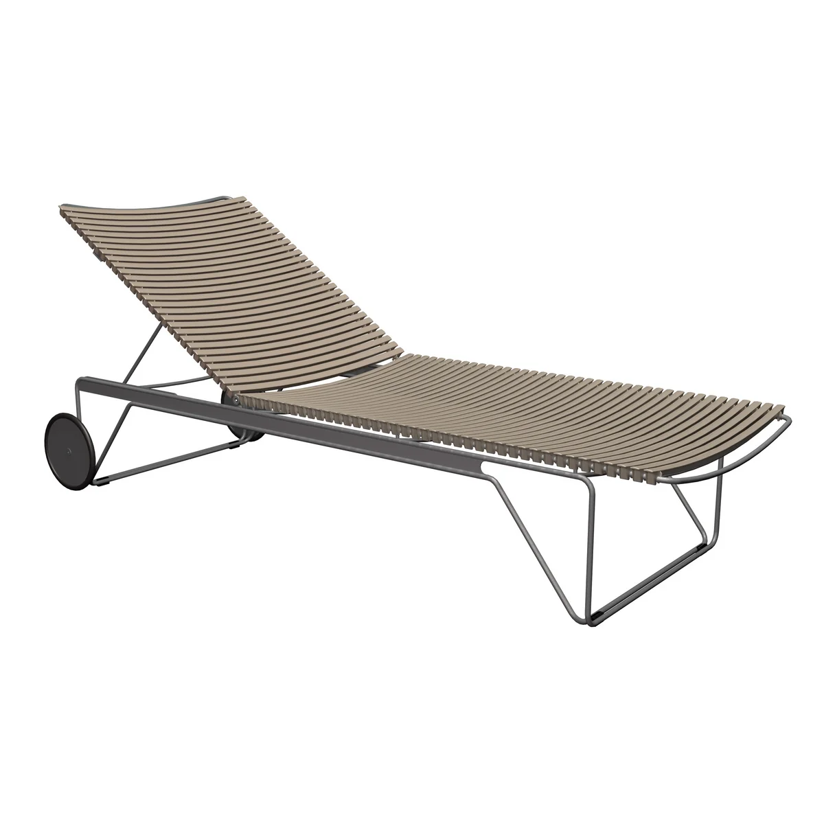HOUE - CLICK Chaise Longue réglable, beige HOUE - CLICK Chaise Longue réglable, beige