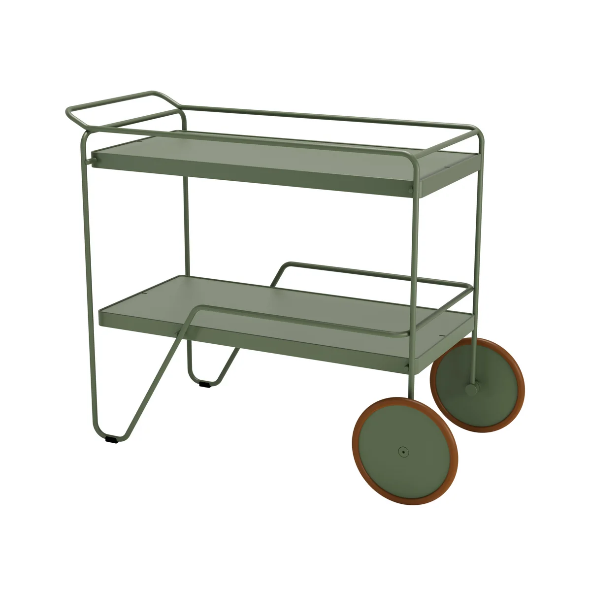 HOUE - CLICK Chariot de service, vert olive HOUE - CLICK Chariot de service, vert olive