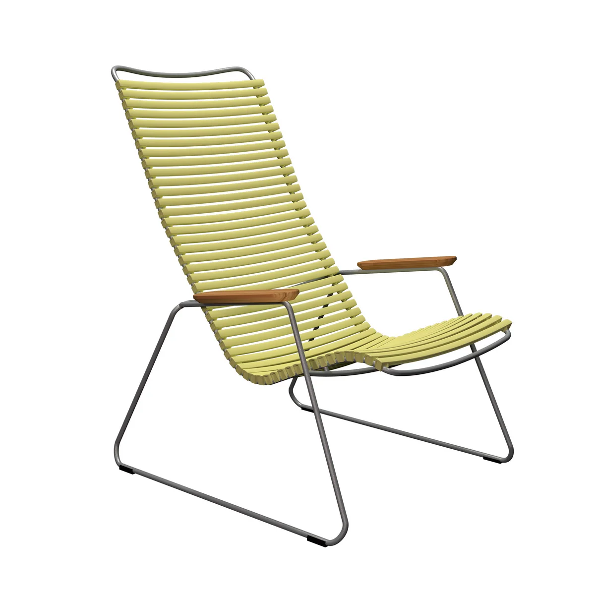 HOUE - CLICK Outdoor Lounge Chair, citron zeste