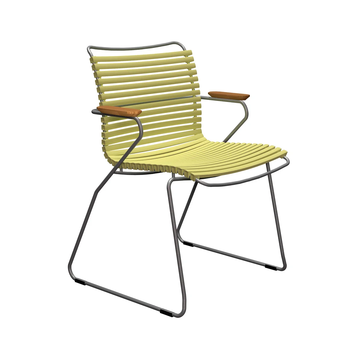 HOUE - CLICK Outdoor Dining fauteuil à dossier bas, lemon zest HOUE - CLICK Outdoor Dining fauteuil à dossier bas, lemon zest