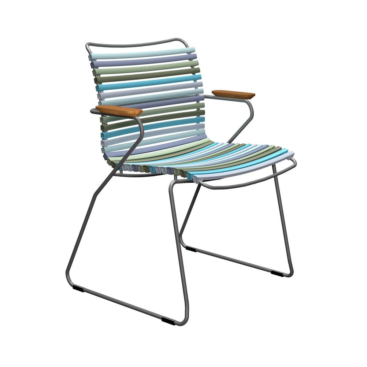 HOUE - CLICK Outdoor Dining fauteuil à dossier bas, multicolore 2 HOUE - CLICK Outdoor Dining fauteuil à dossier bas, multicolore 2