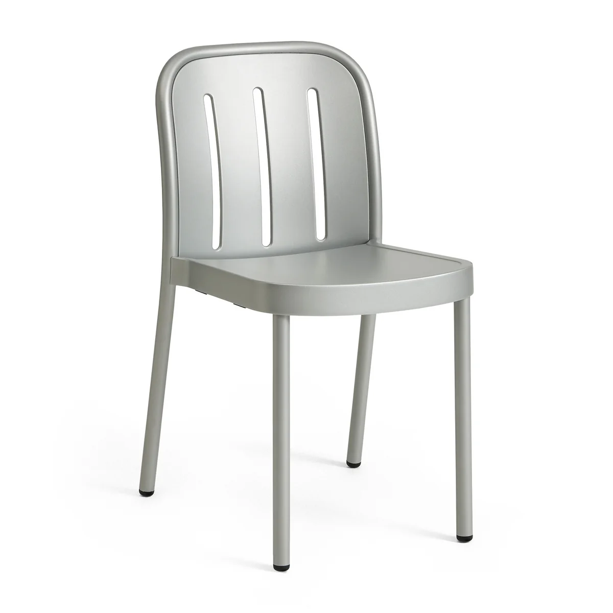HAY Chaise de jardin en m&eacute;tal gris argent&eacute; Deville - 