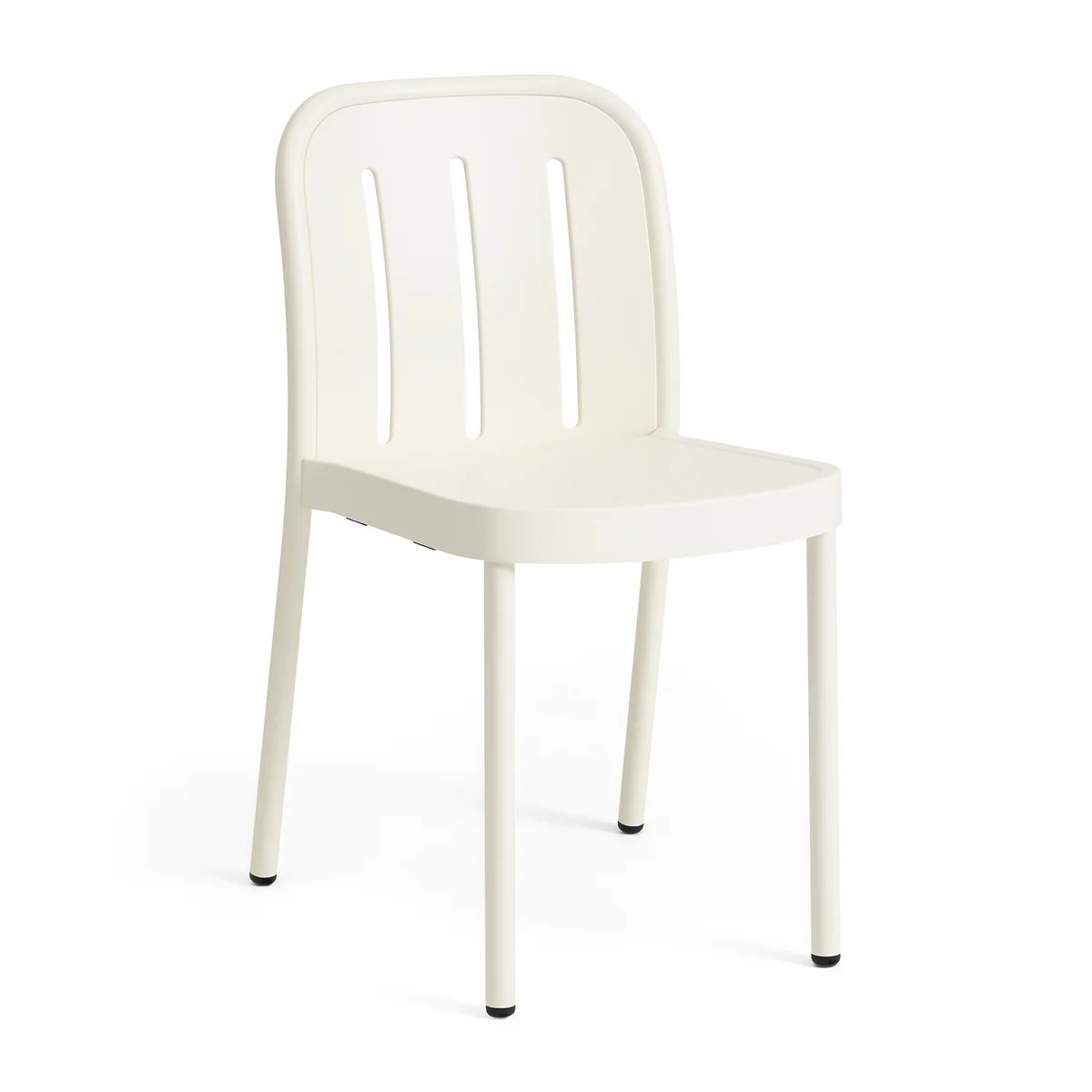 HAY Chaise de jardin en m&eacute;tal blanc cr&egrave;me Deville - 