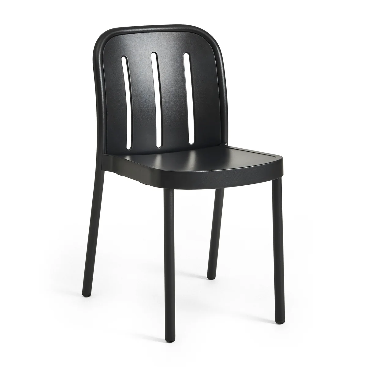 HAY Chaise de jardin en m&eacute;tal anthracite Deville - 