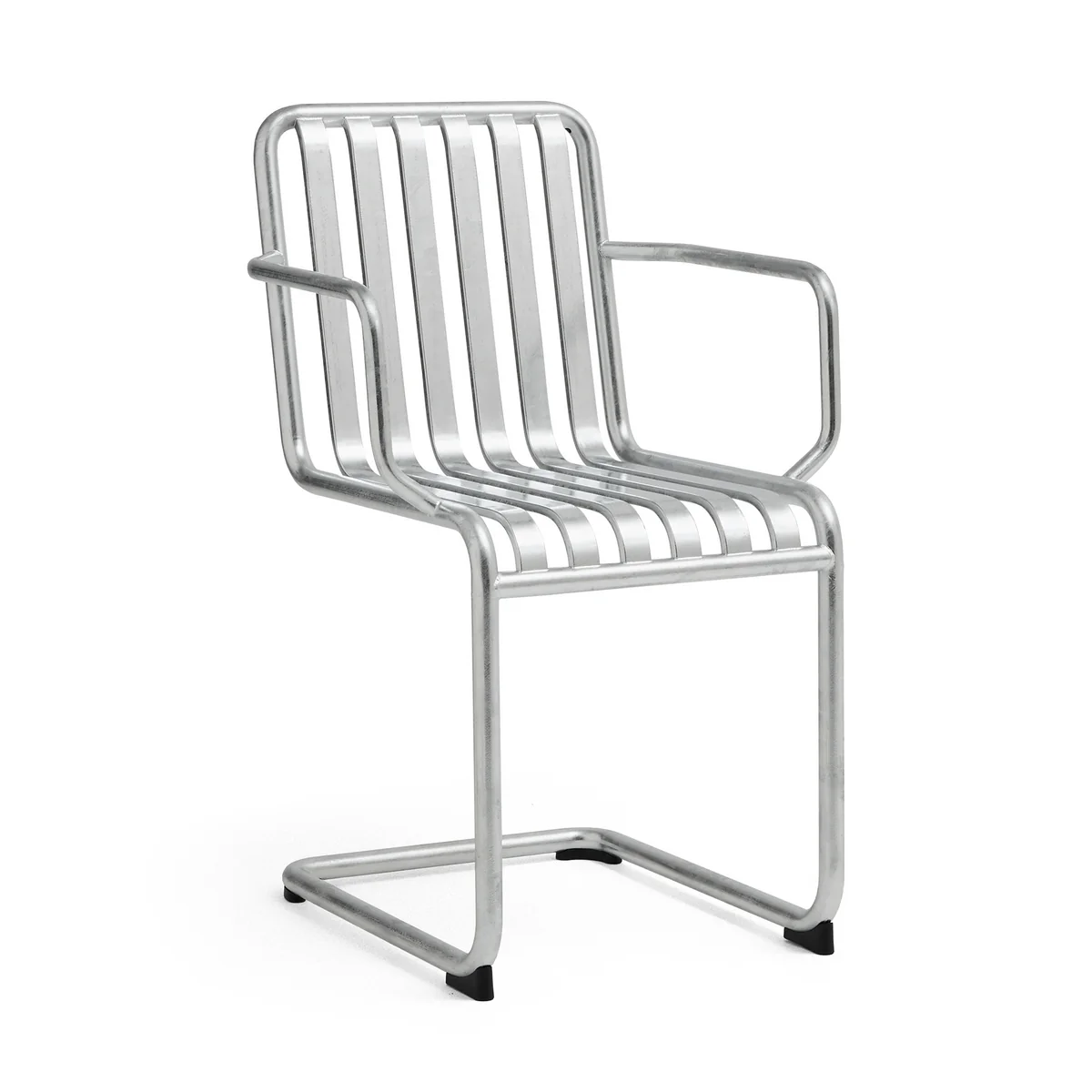 HAY Chaise de jardin avec accoudoirs en acier galvanis&eacute; Palissade - 