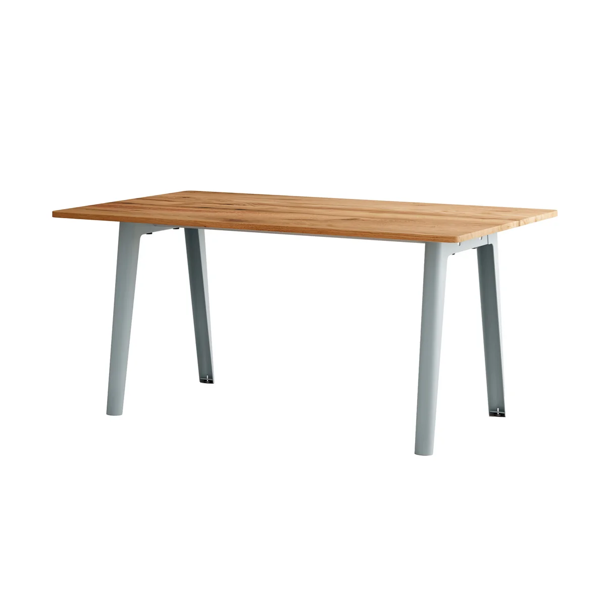 TipToe - NEW MODERN Table de salle à manger 95 x 160 cm, vieux bois recyclé / pale blue
