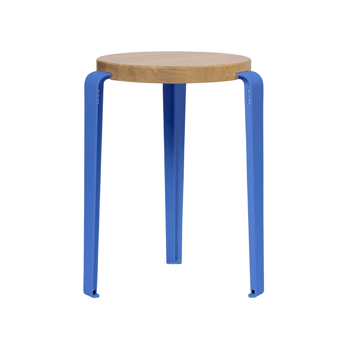 TipToe - LOU Tabouret, chêne naturel / azure blue TipToe - LOU Tabouret, chêne naturel / azure blue
