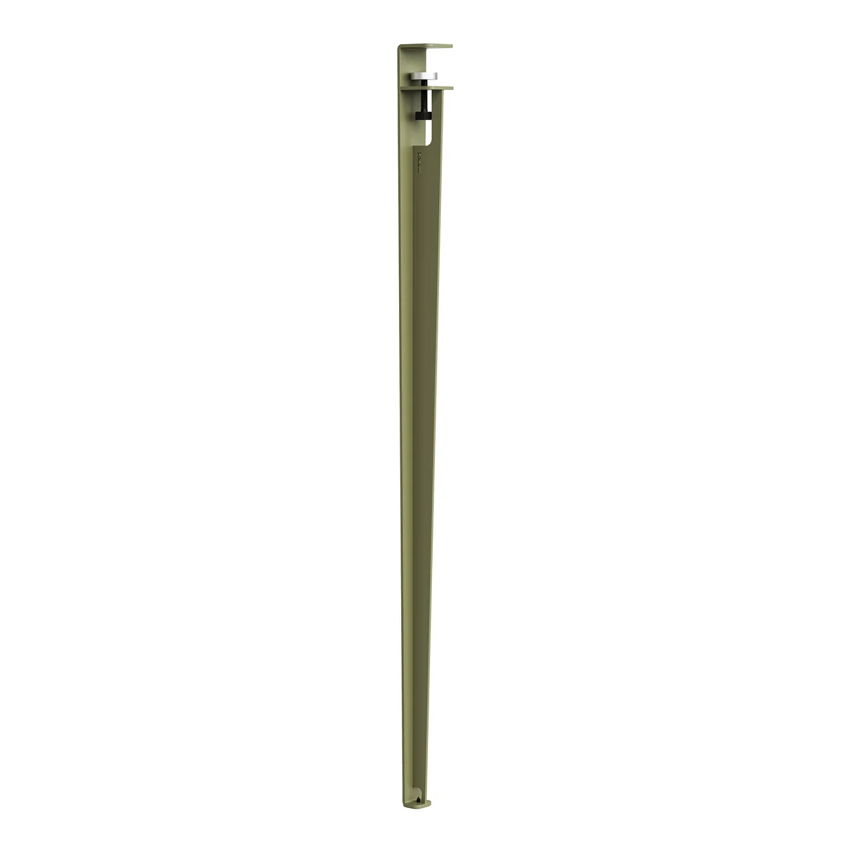 TipToe - Pied de table de bar H 110 cm, vert kaki