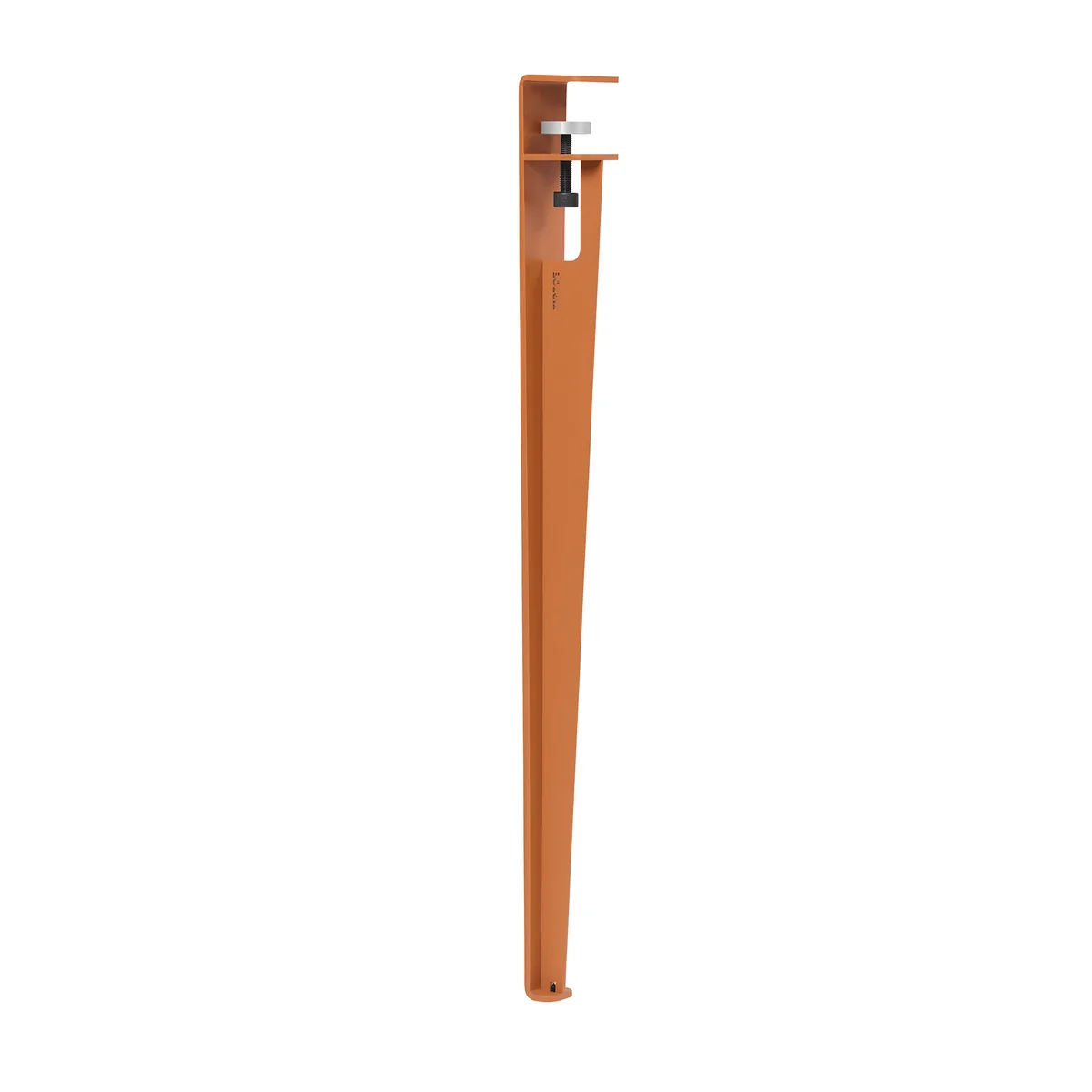 TipToe - Pied de table et de bureau H 75 cm, tangerine red