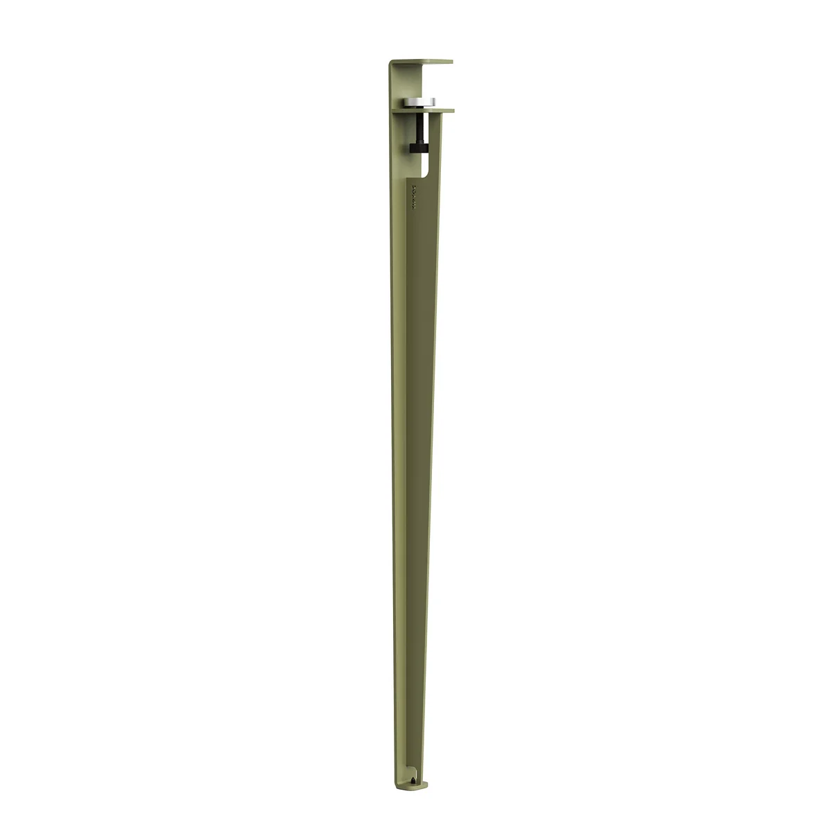 TipToe - Pied de table H 90 cm, vert kaki