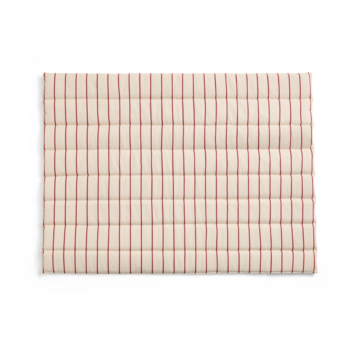 HAY - Outdoor Market Coussin pour canapé, beige avec bandes rouges HAY - Outdoor Market Coussin pour canapé, beige avec bandes rouges
