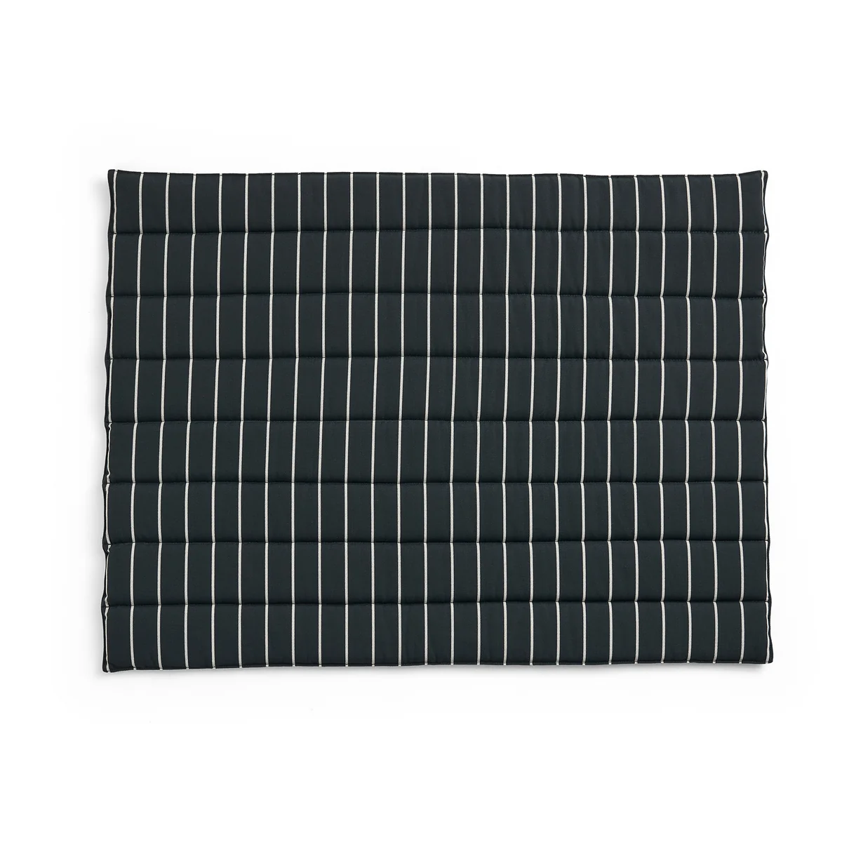 HAY - Outdoor Market Coussin pour canapé, noir à rayures beiges HAY - Outdoor Market Coussin pour canapé, noir à rayures beiges