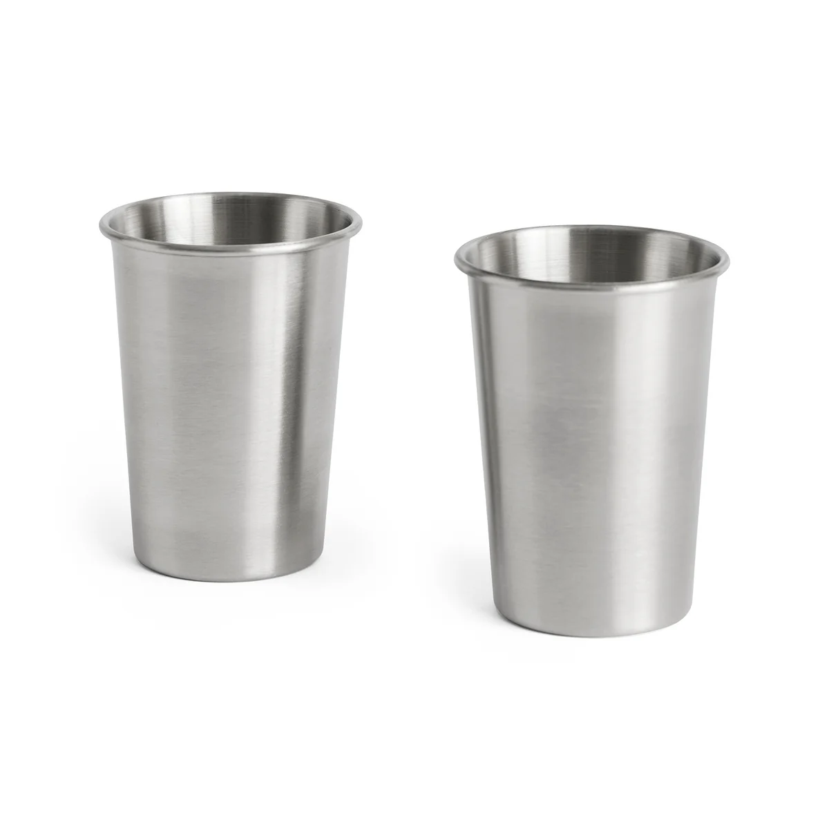 HAY - Outdoor Market Tasse M, acier inoxydable (set de 2) HAY - Outdoor Market Tasse M, acier inoxydable (set de 2)