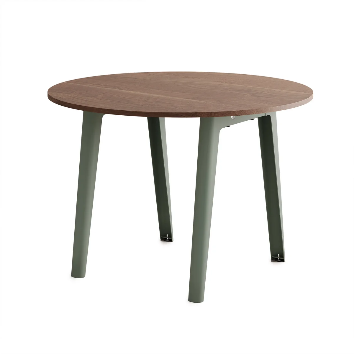 TipToe - NEW MODERN Table de salle à manger Ø 110 cm, noyer / gris eucalyptus TipToe - NEW MODERN Table de salle à manger Ø 110 cm, noyer / gris eucalyptus