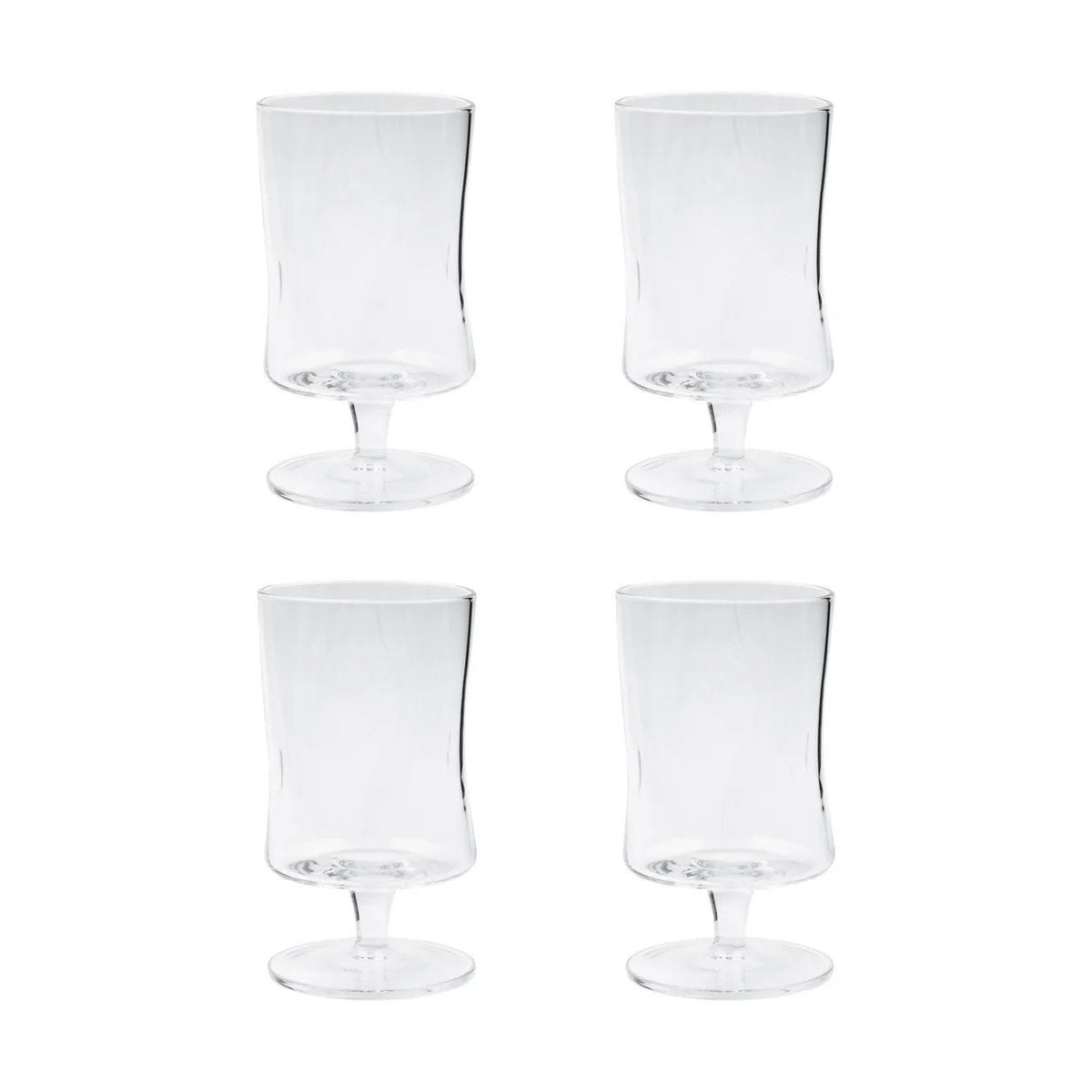 H House Doctor - Sand Verre à vin, H13,2 cm, transparent (set de 4) H House Doctor - Sand Verre à vin, H13,2 cm, transparent (set de 4)