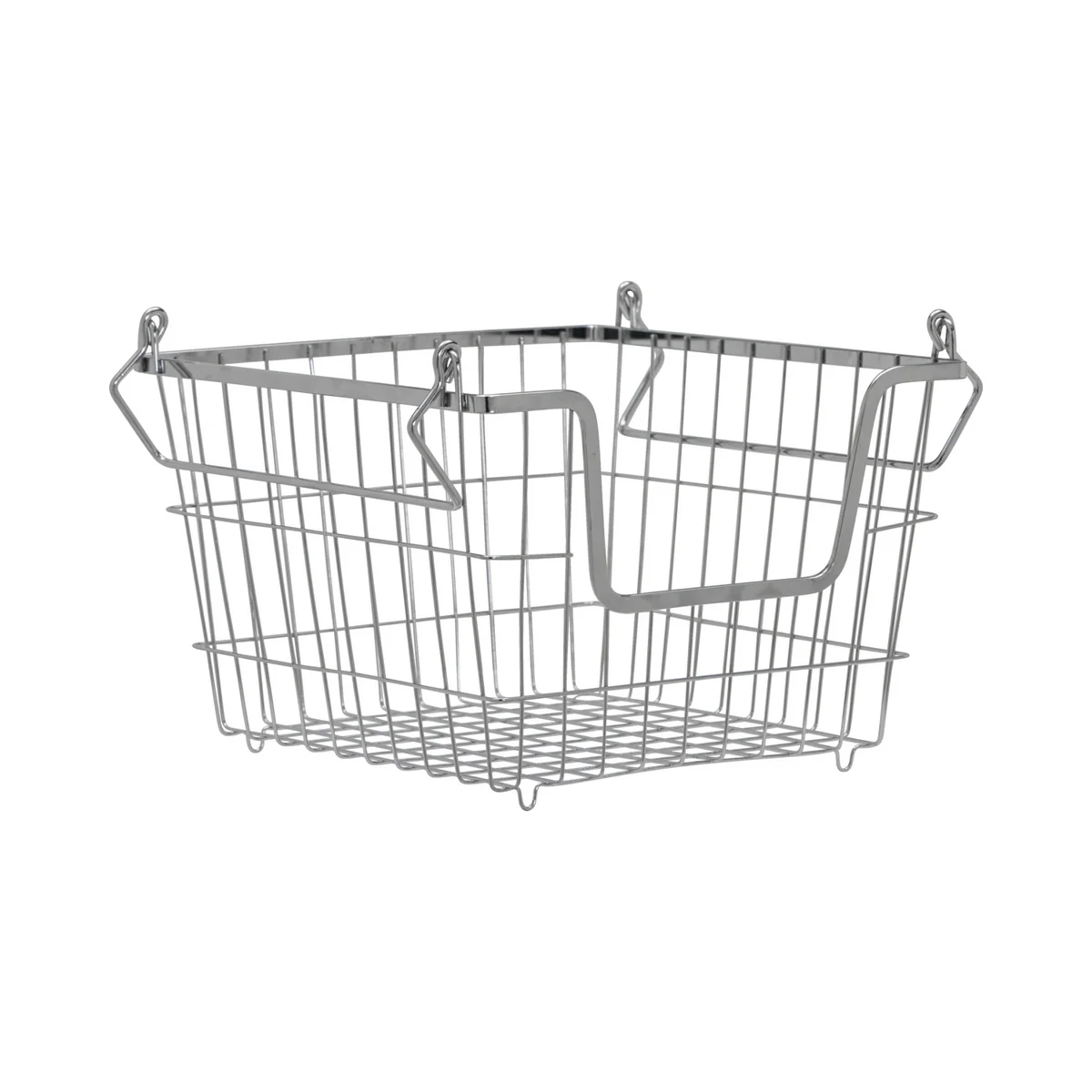 House Doctor - Panier de rangement Taw, extra large, chrome House Doctor - Panier de rangement Taw, extra large, chrome