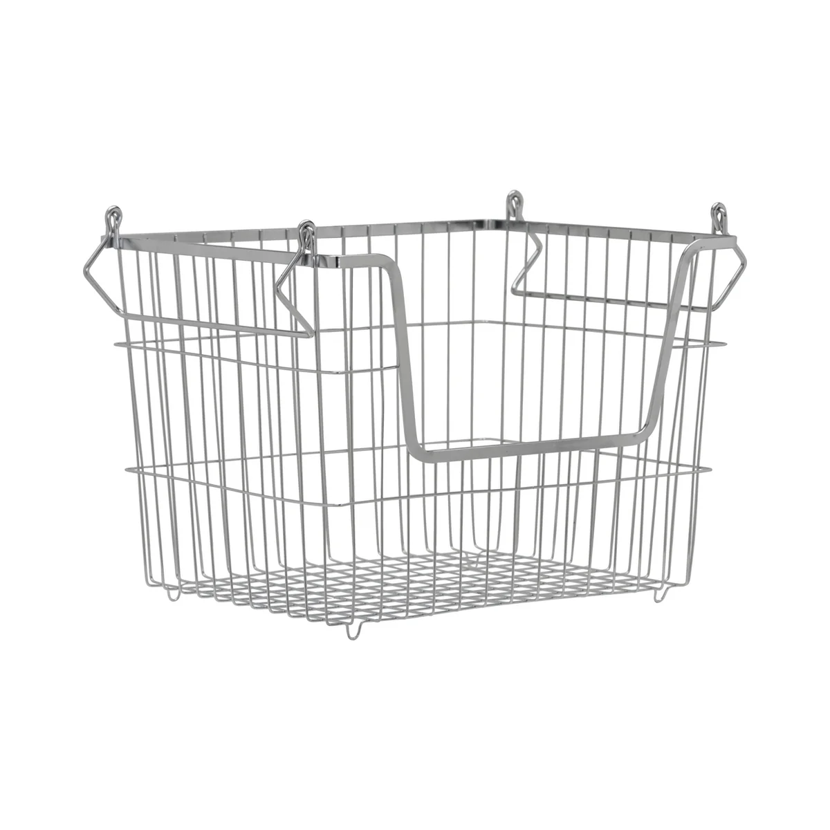 House Doctor - Panier de rangement Taw, moyen, chrome House Doctor - Panier de rangement Taw, moyen, chrome