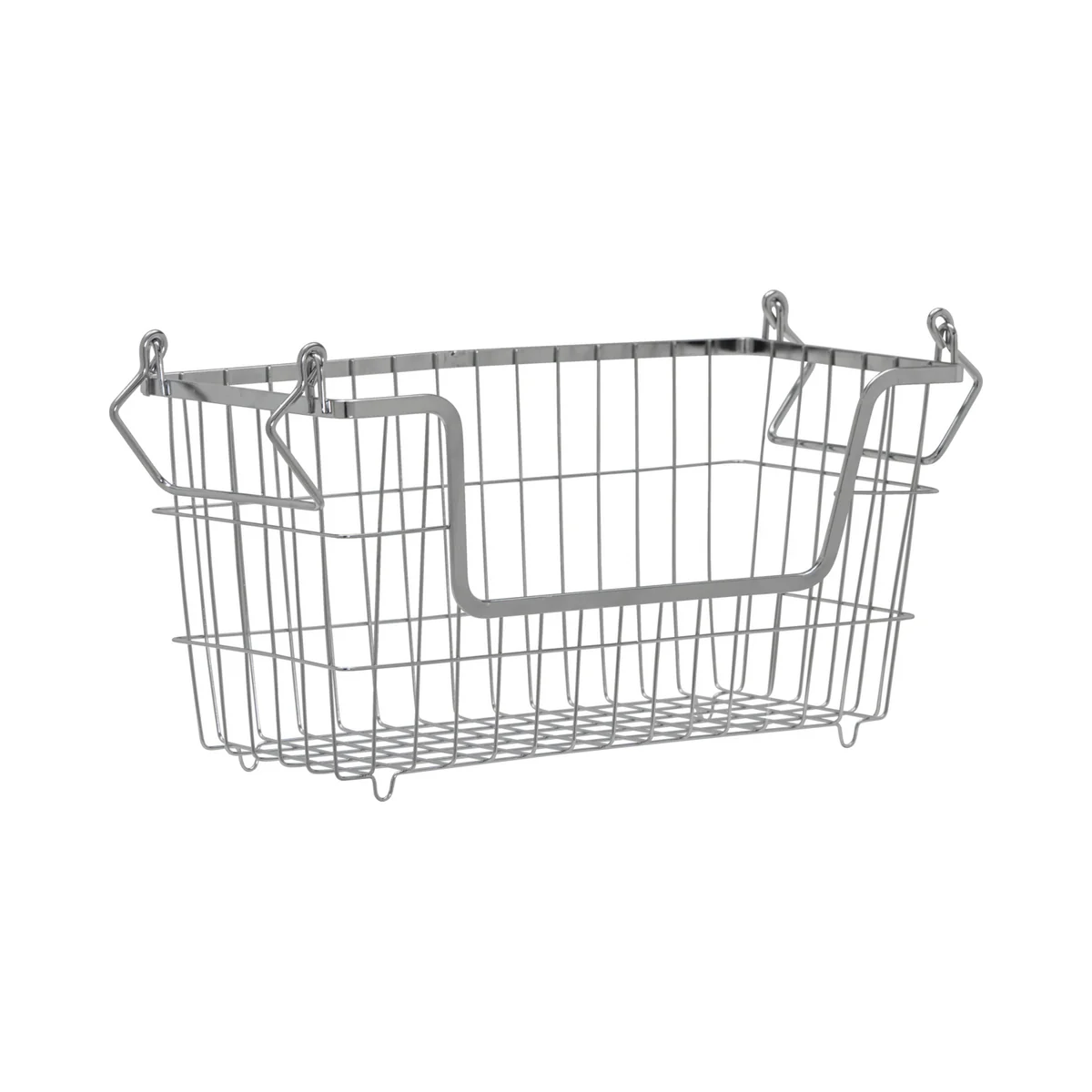 House Doctor - Panier de rangement Taw, small, chrome House Doctor - Panier de rangement Taw, small, chrome