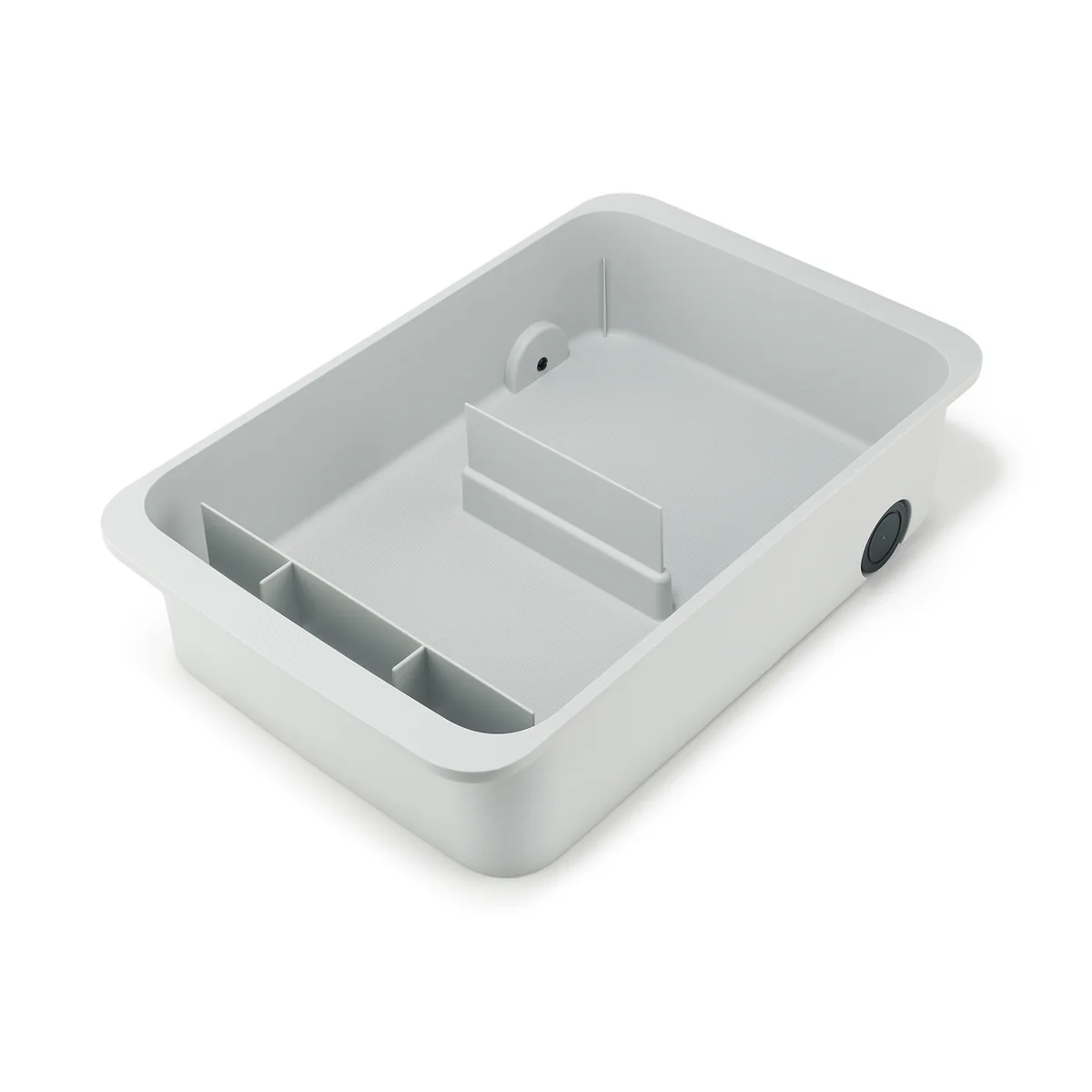 Joseph Joseph - CupboardStore Bac de rangement à roulettes, large, light stone Joseph Joseph - CupboardStore Bac de rangement à roulettes, large, light stone