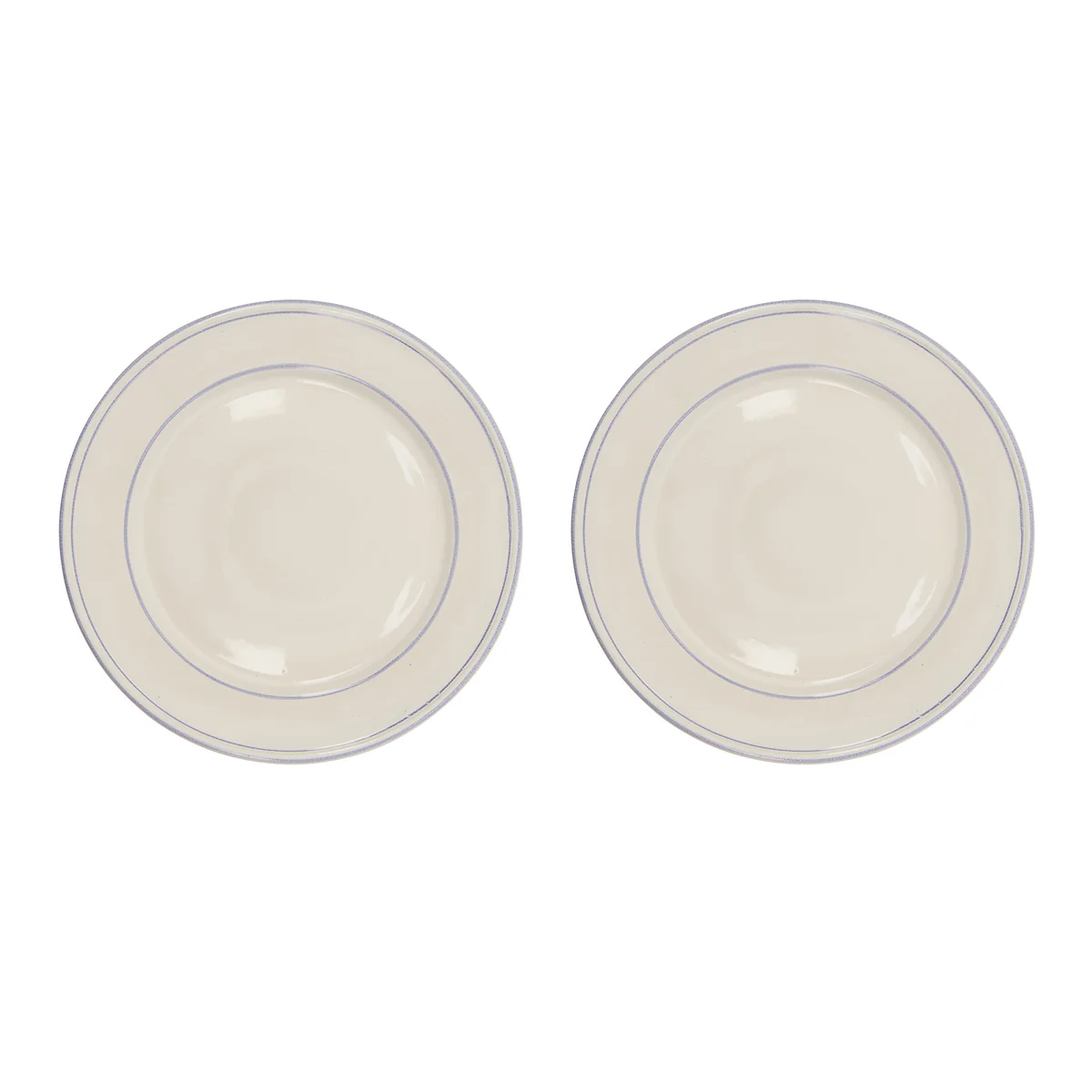 Nicolas Vahé - Bistro Assiette Ø 27 cm, bleu / blanc (set de 2)