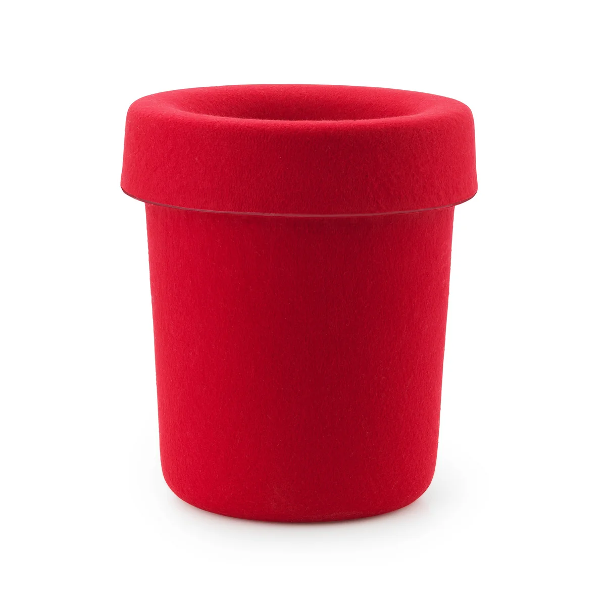 Normann Copenhagen - Hide Poubelle de bureau, bright red Normann Copenhagen - Hide Poubelle de bureau, bright red