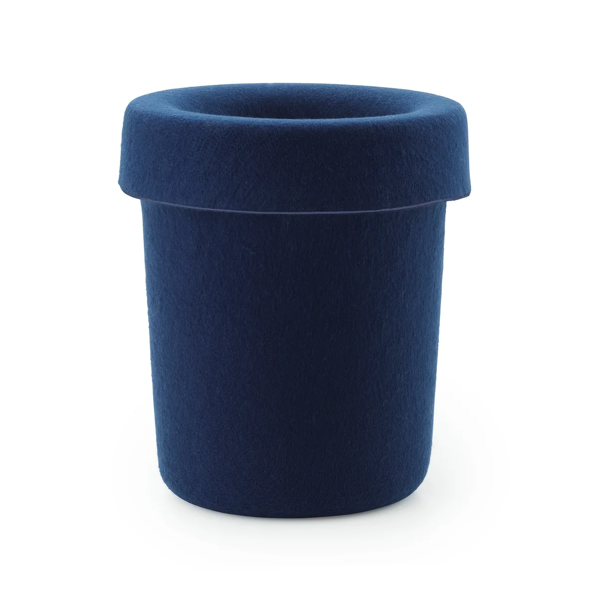 Normann Copenhagen - Hide Poubelle de bureau, bleu foncé Normann Copenhagen - Hide Poubelle de bureau, bleu foncé