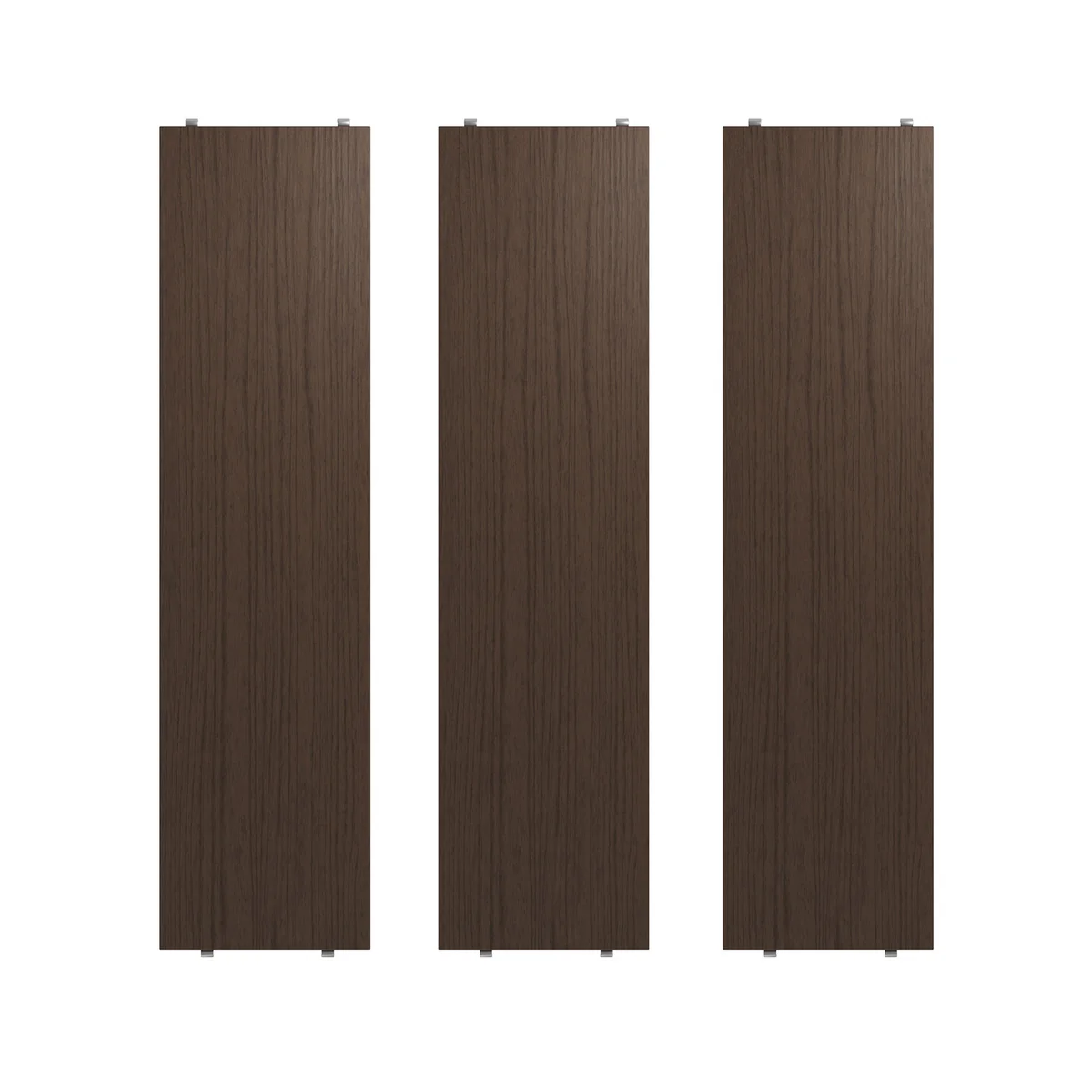 String - Étagère 78 x 20 cm (paquet de 3), chêne foncé String - Étagère 78 x 20 cm (paquet de 3), chêne foncé