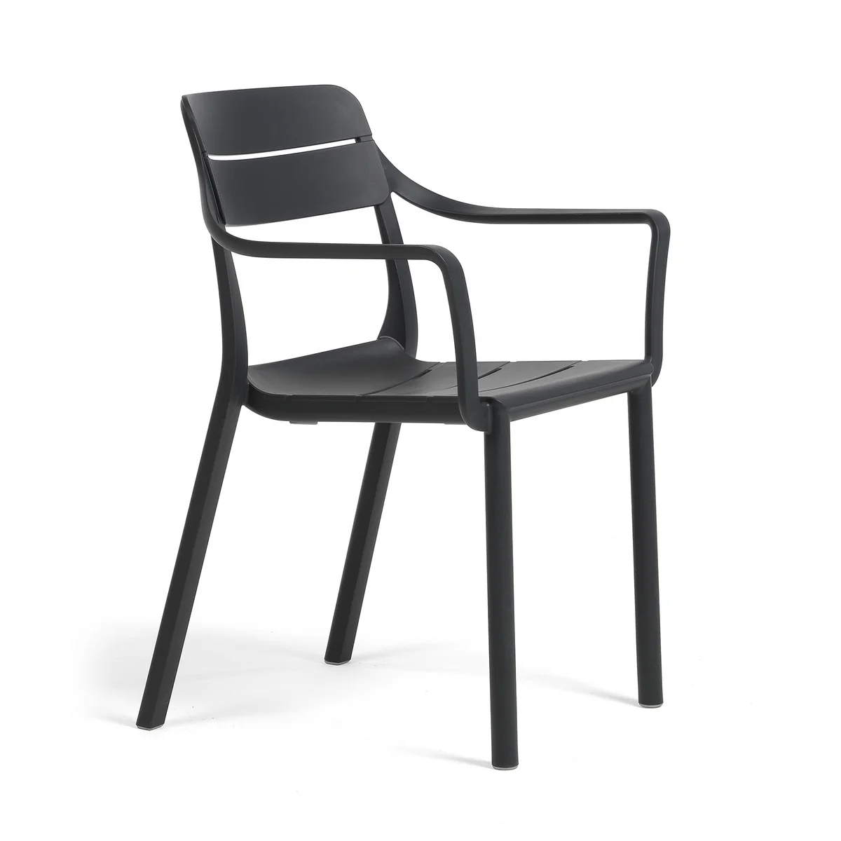 Cassia Chaise avec accoudoirs, anthracite
