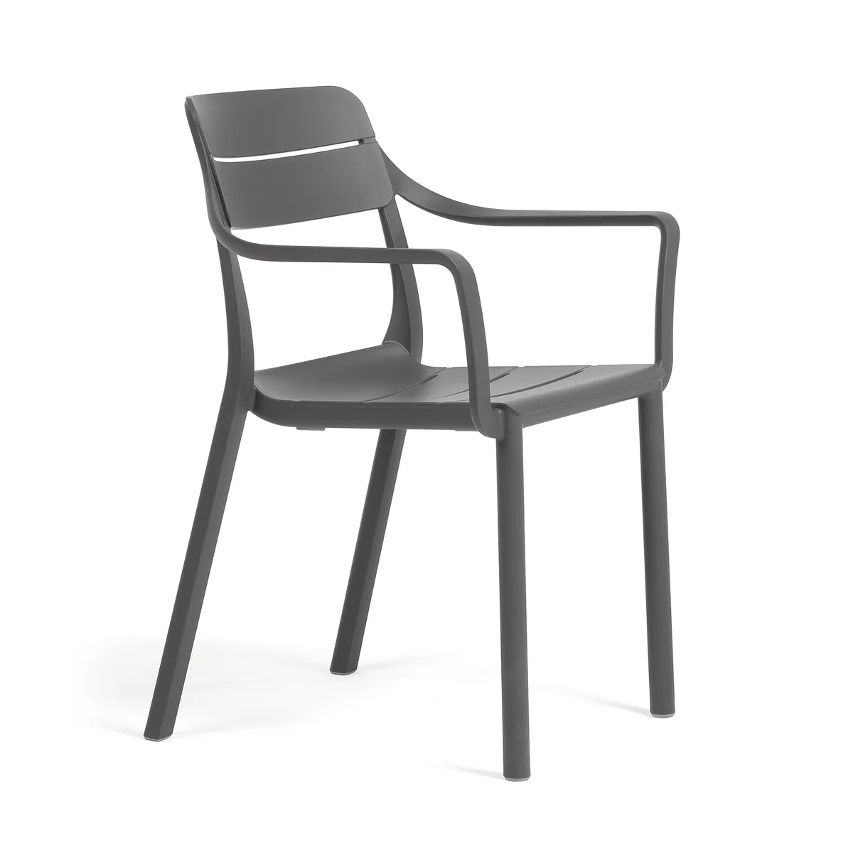Cassia Chaise avec accoudoirs, basalto