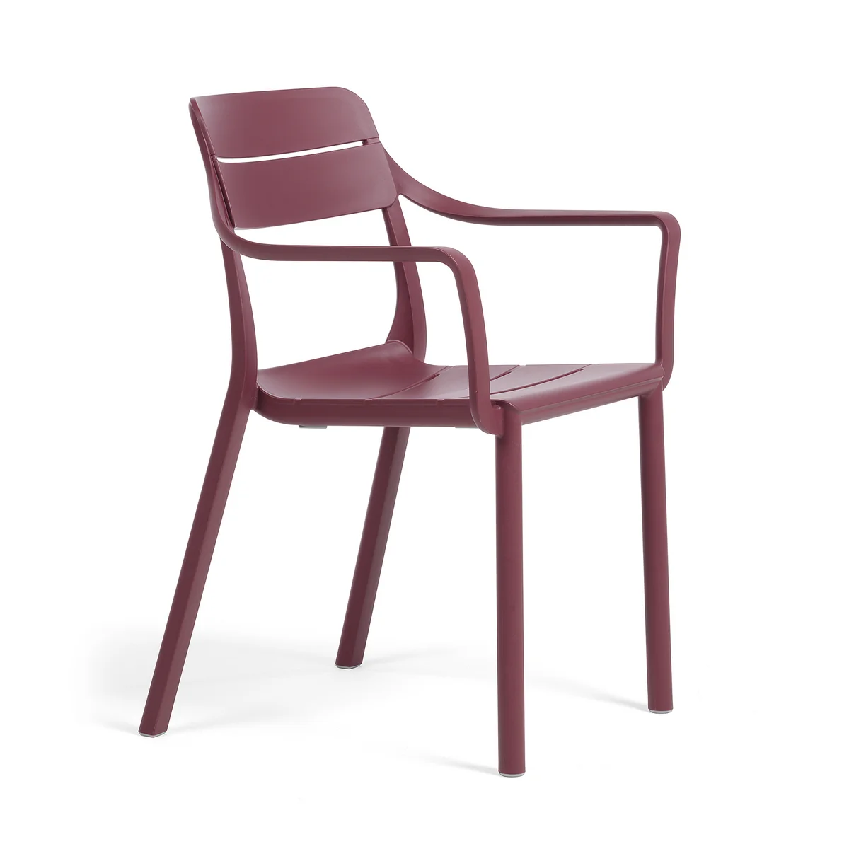 Cassia Chaise avec accoudoirs, borgogna Cassia Chaise avec accoudoirs, borgogna