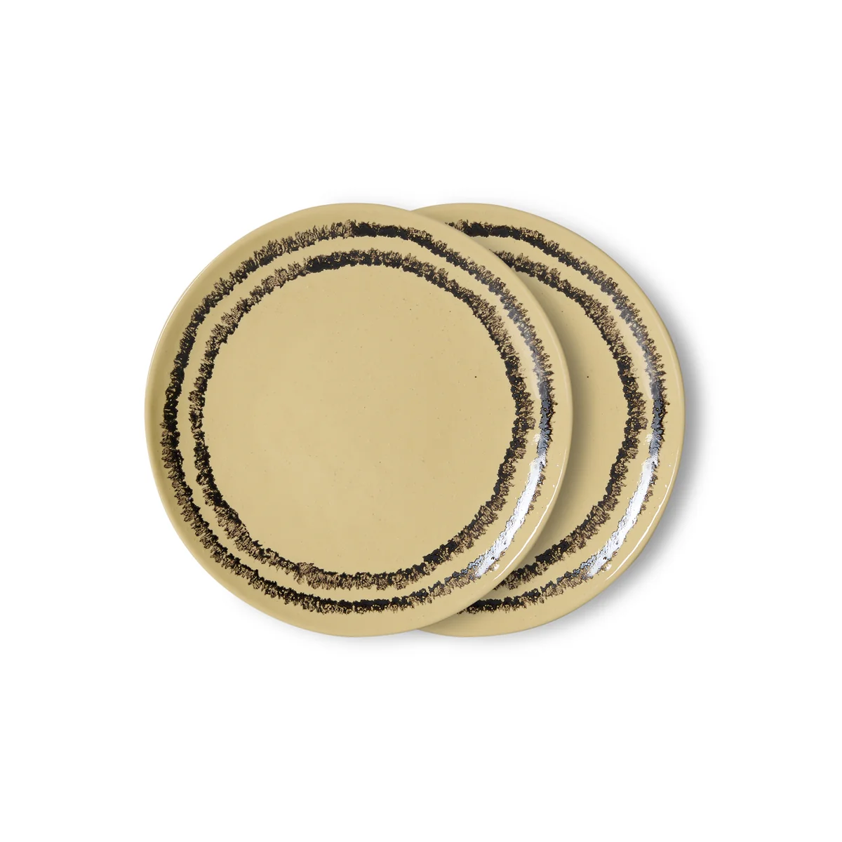 HKLiving - 70's Assiette, Ø 17,5 cm, vanille (lot de 2) HKLiving - 70's Assiette, Ø 17,5 cm, vanille (lot de 2)