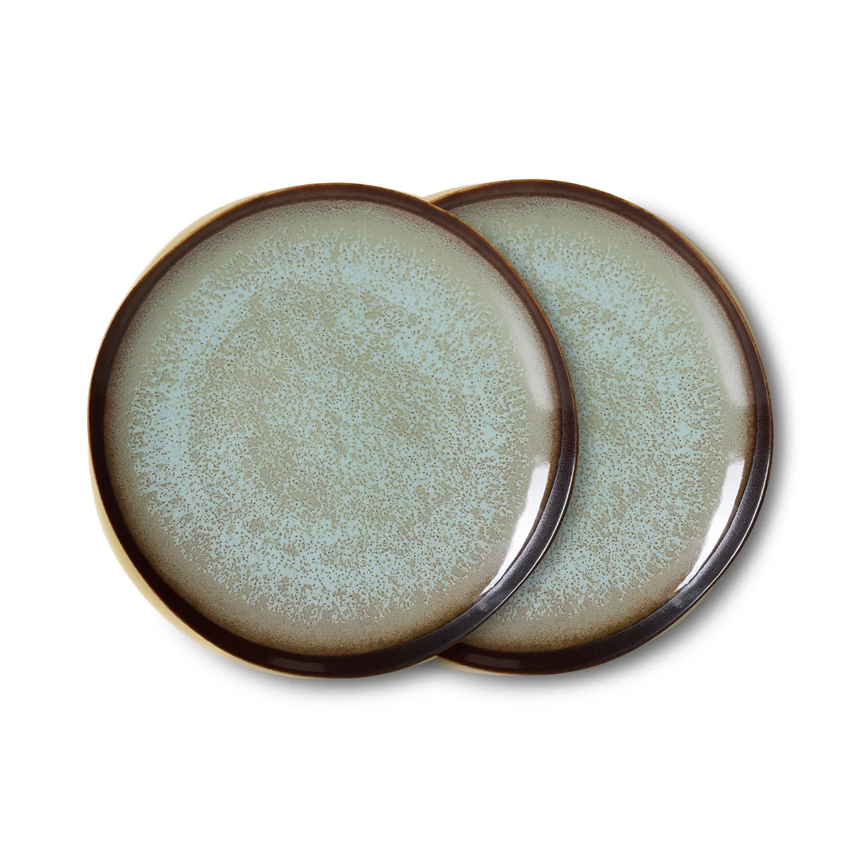 HKLiving - 70's Assiette, Ø 22 cm, contrast (set de 2) HKLiving - 70's Assiette, Ø 22 cm, contrast (set de 2)