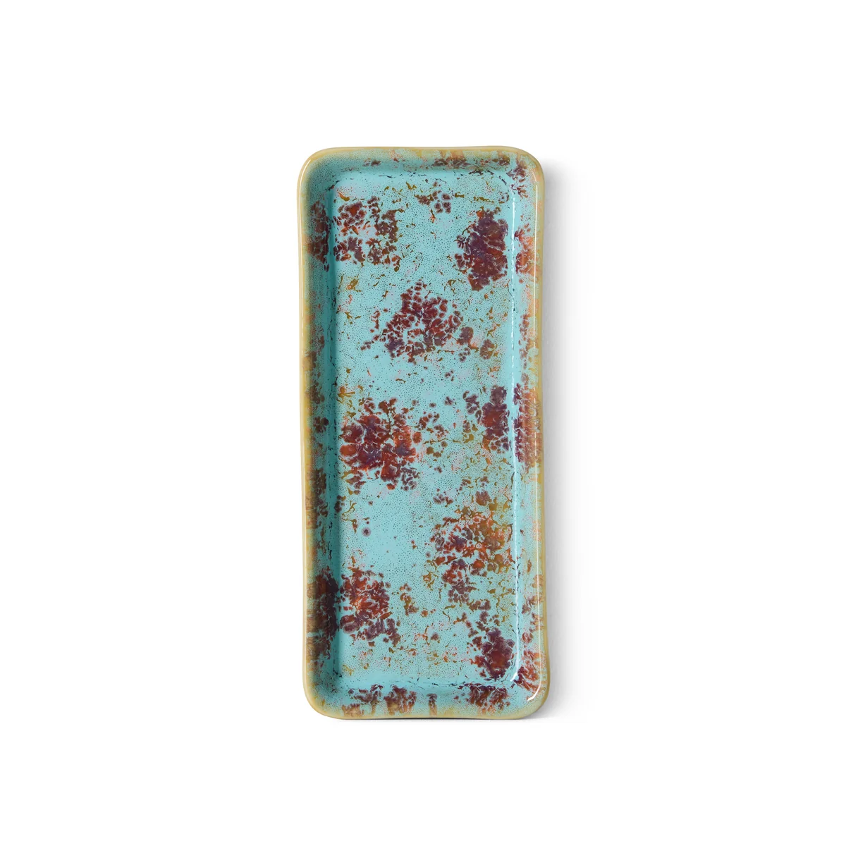 HKliving - 70's Plateau, 7,7 x 18 cm, patine HKliving - 70's Plateau, 7,7 x 18 cm, patine