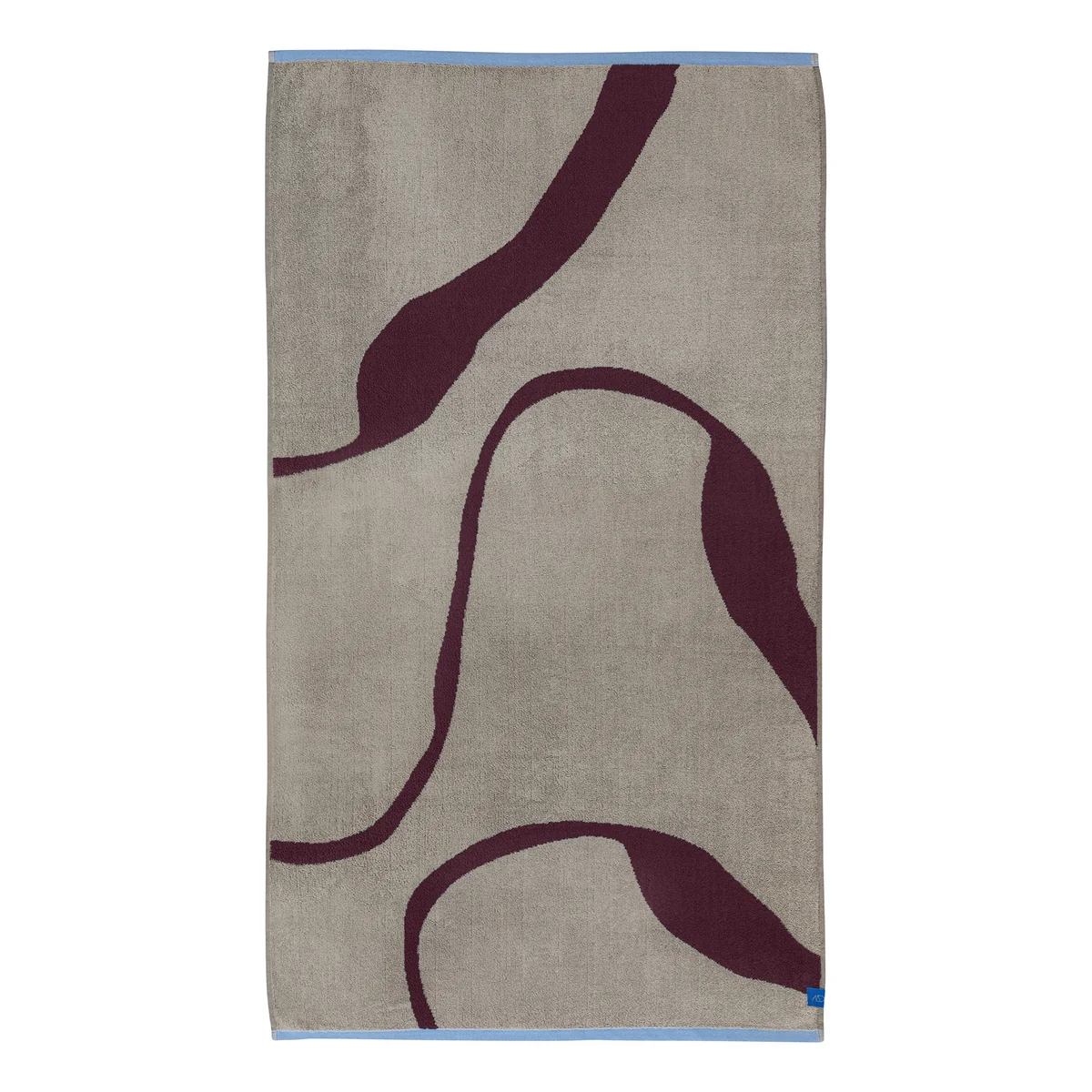 Mette Ditmer - Nova Arte Serviette de bain, 70 x 133 cm, wine / sand Mette Ditmer - Nova Arte Serviette de bain, 70 x 133 cm, wine / sand