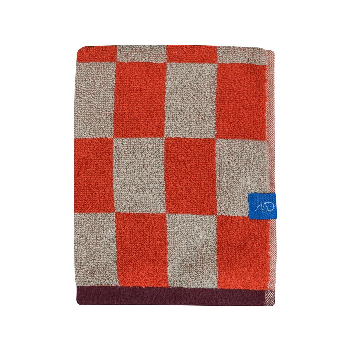 Mette Ditmer - Retro Serviette, 50 x 90 cm, orange foncé