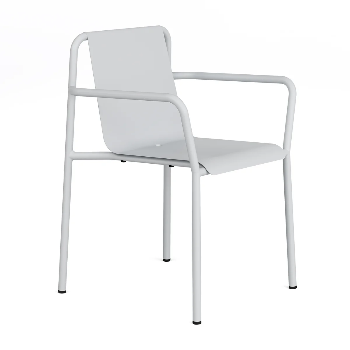 TipToe - Chaise de jardin Panorama avec accoudoirs, chalk grey