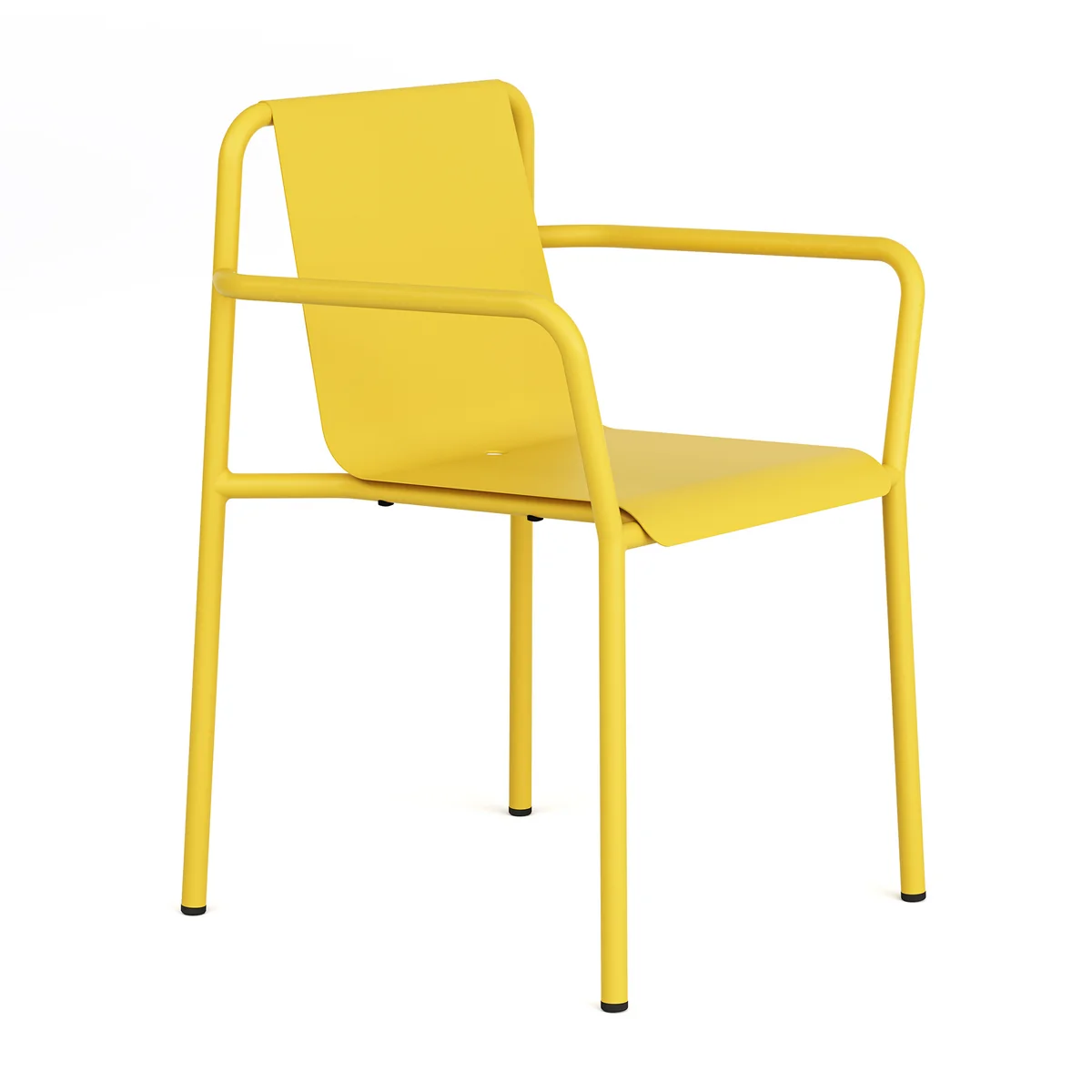 TipToe - Chaise de jardin Panorama avec accoudoirs, sun yellow