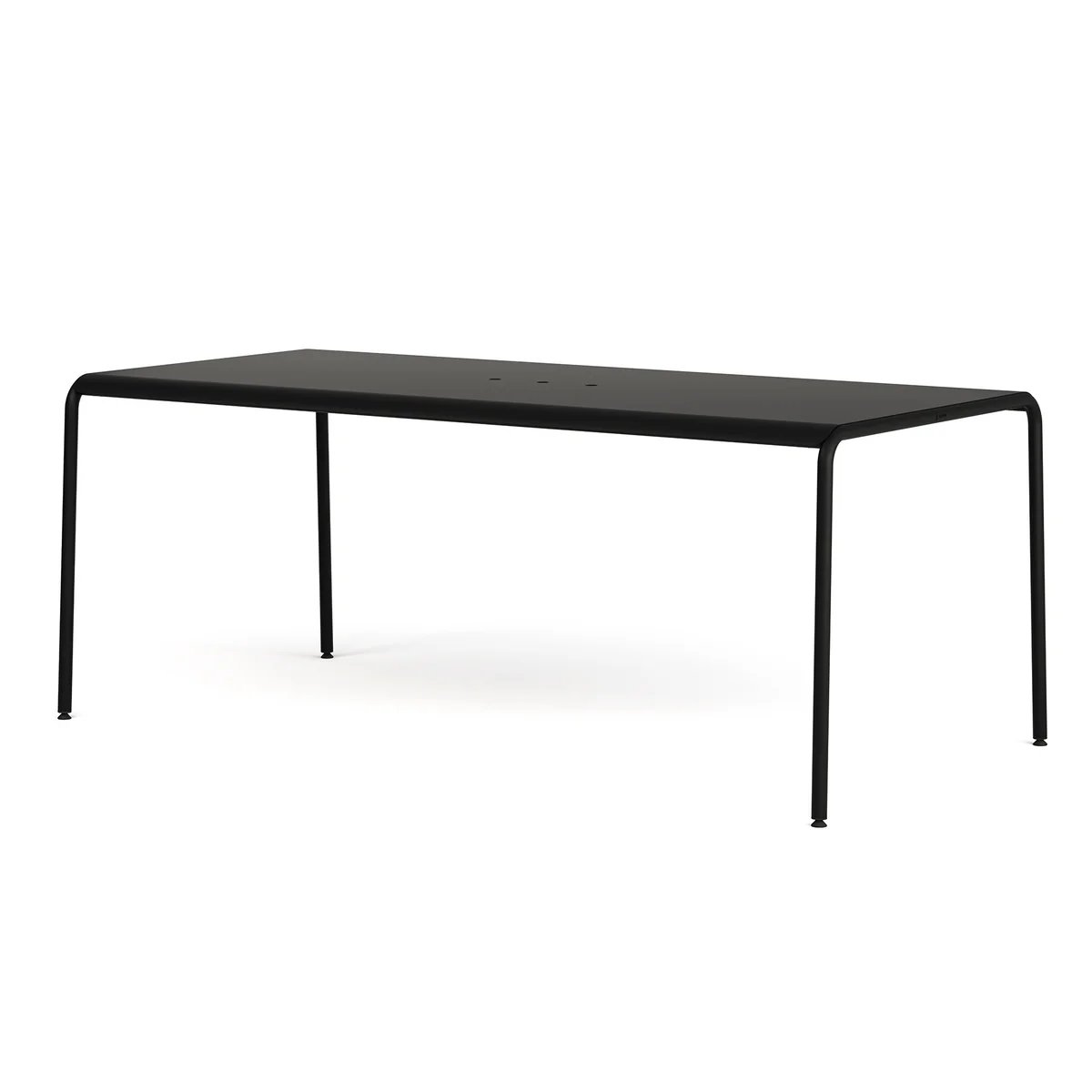 TipToe - Table de jardin « Panorama », 190 x 90 cm, noir graphite