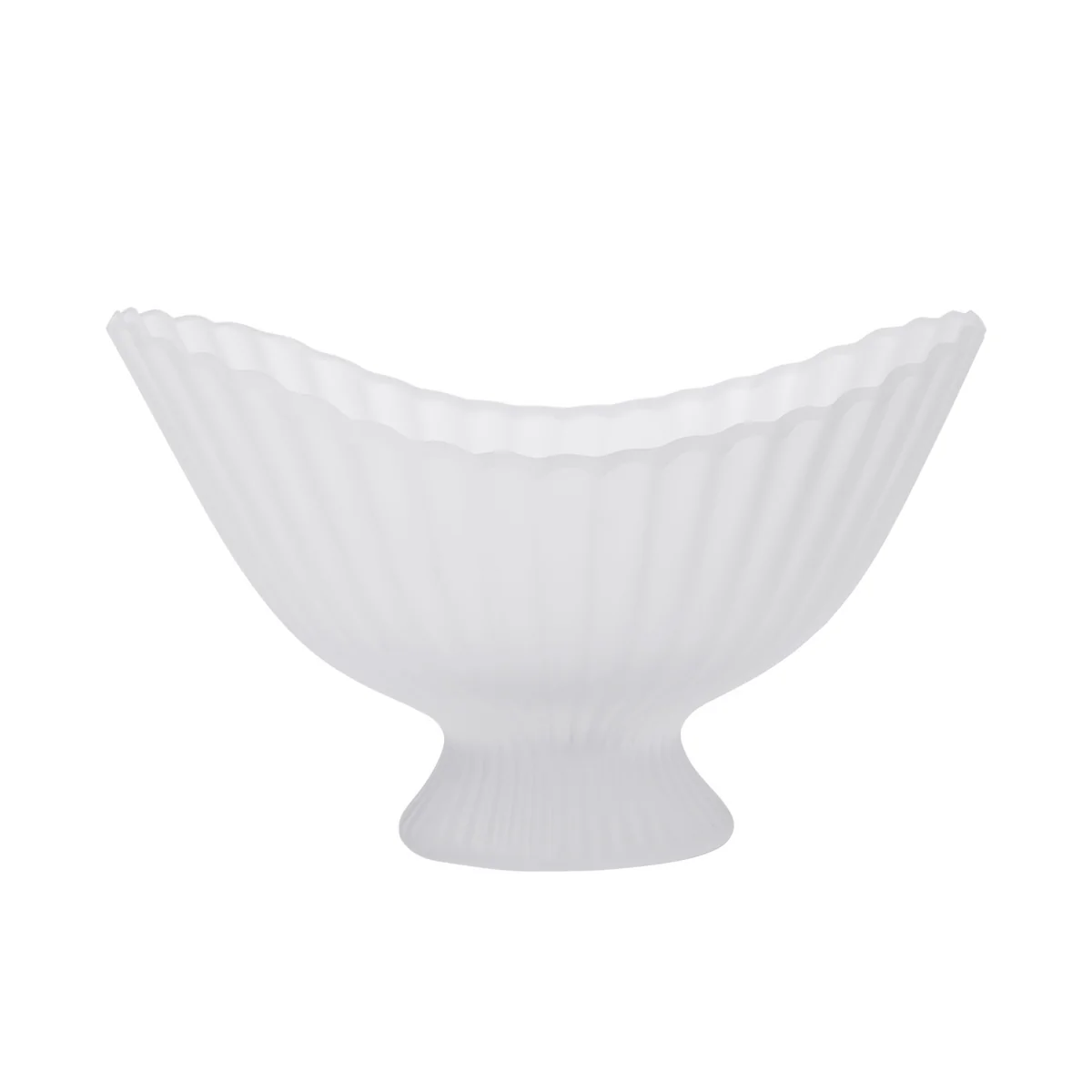 Ferm Living - Fountain Coupe décorative, large, verre dépoli Ferm Living - Fountain Coupe décorative, large, verre dépoli