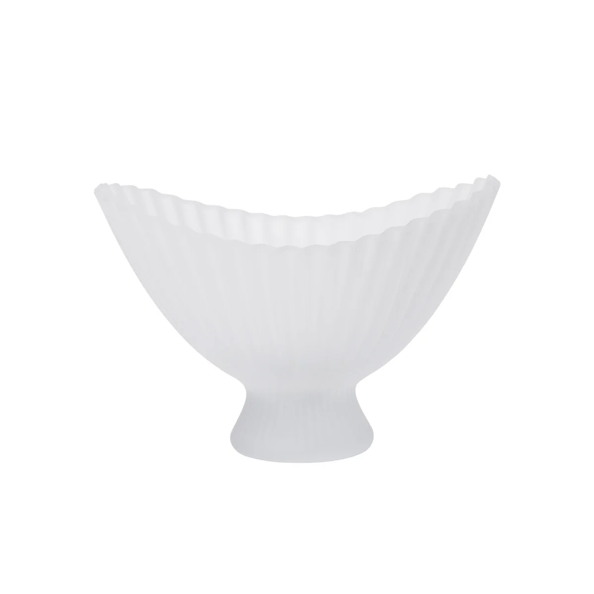Ferm Living - Fountain Coupe décorative, moyenne, verre dépoli Ferm Living - Fountain Coupe décorative, moyenne, verre dépoli