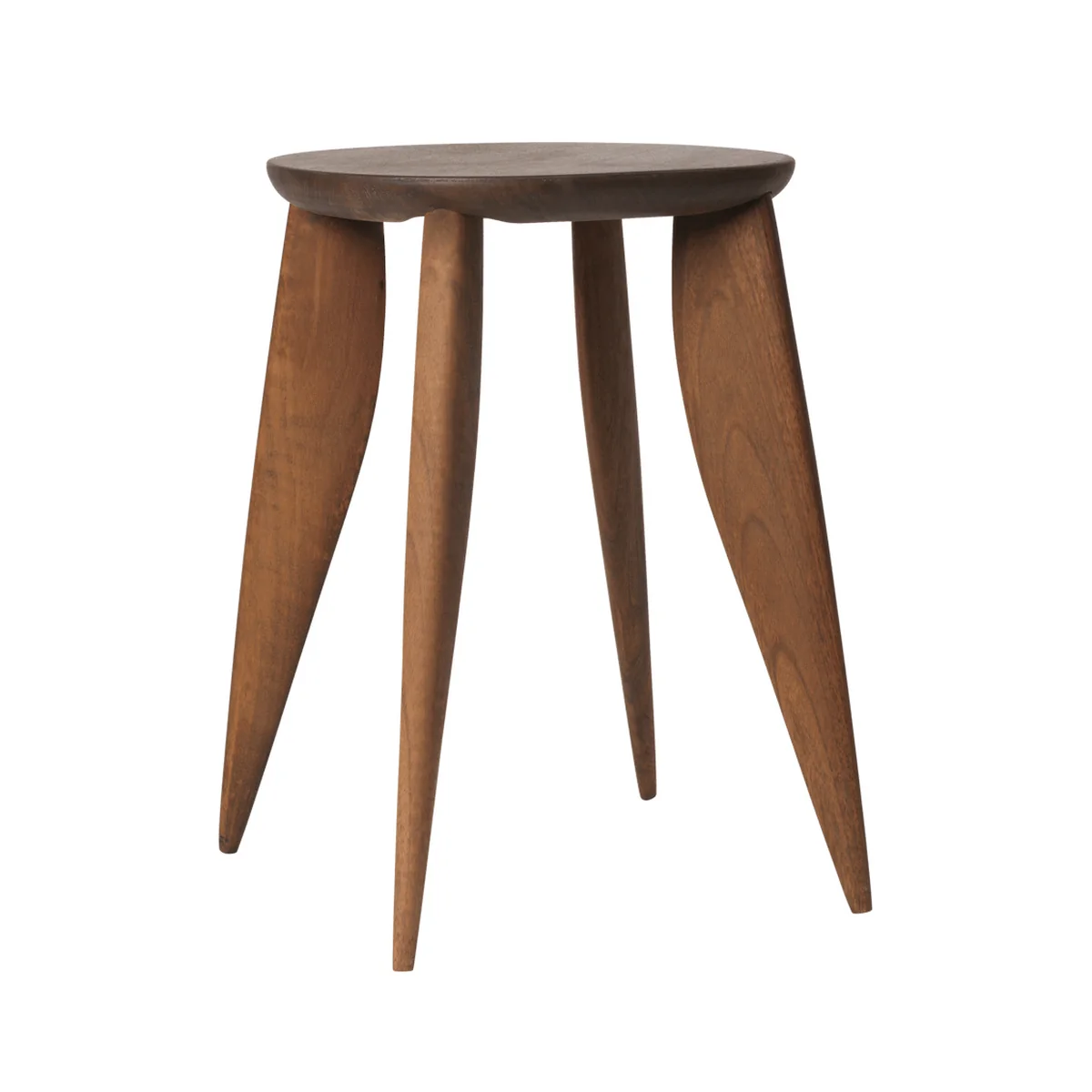 Ferm Living - Feve Table d'appoint, Ø 42 x H 45 cm, noyer Ferm Living - Feve Table d'appoint, Ø 42 x H 45 cm, noyer